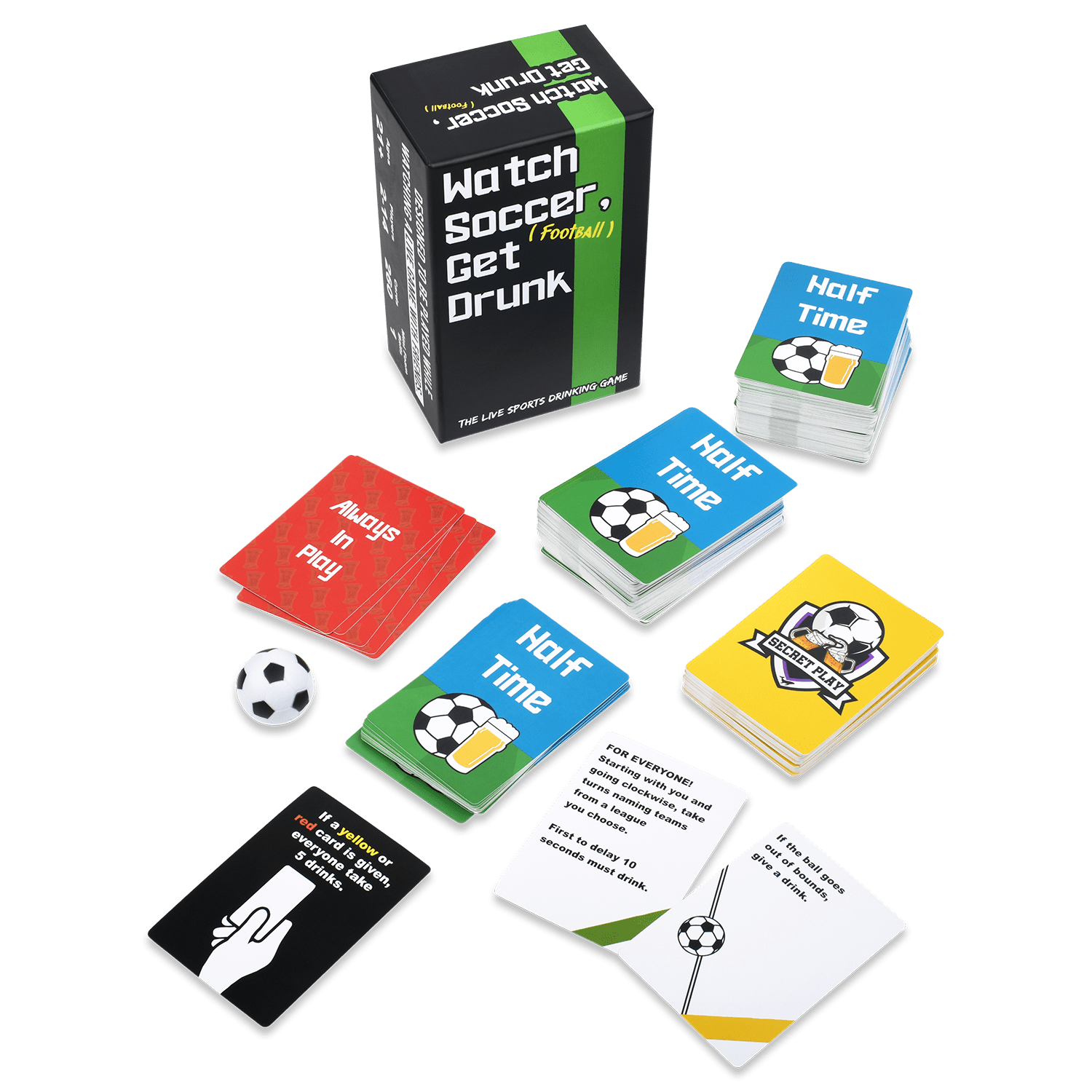Product view 4 - WATCH SOCCER, GET DRUNK - The Live Soccer Drinking Game - Falling Whale Games