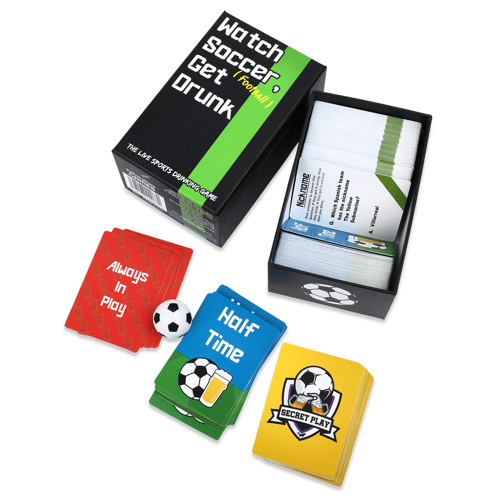 Product view 7 - WATCH SOCCER, GET DRUNK - The Live Soccer Drinking Game - Falling Whale Games