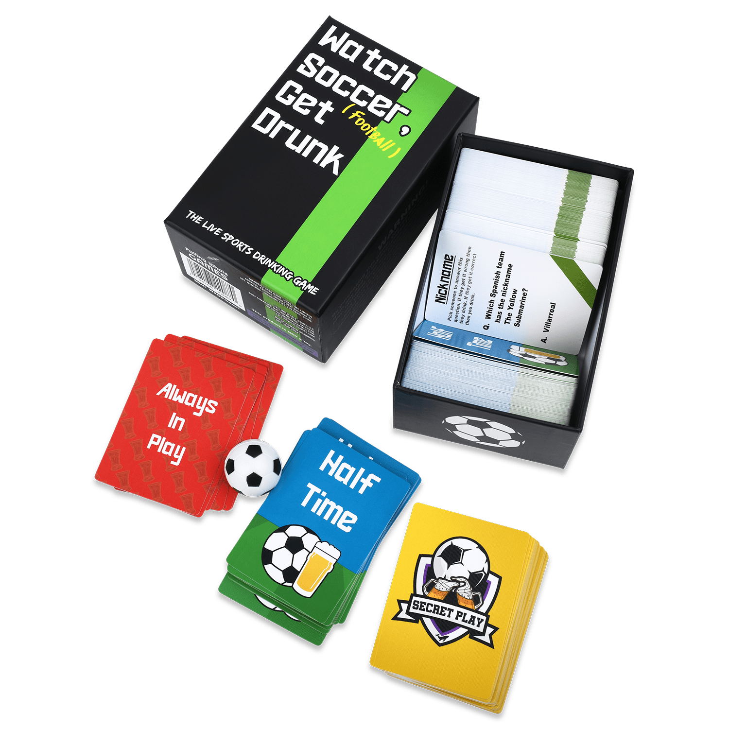 Product view 7 - WATCH SOCCER, GET DRUNK - The Live Soccer Drinking Game - Falling Whale Games