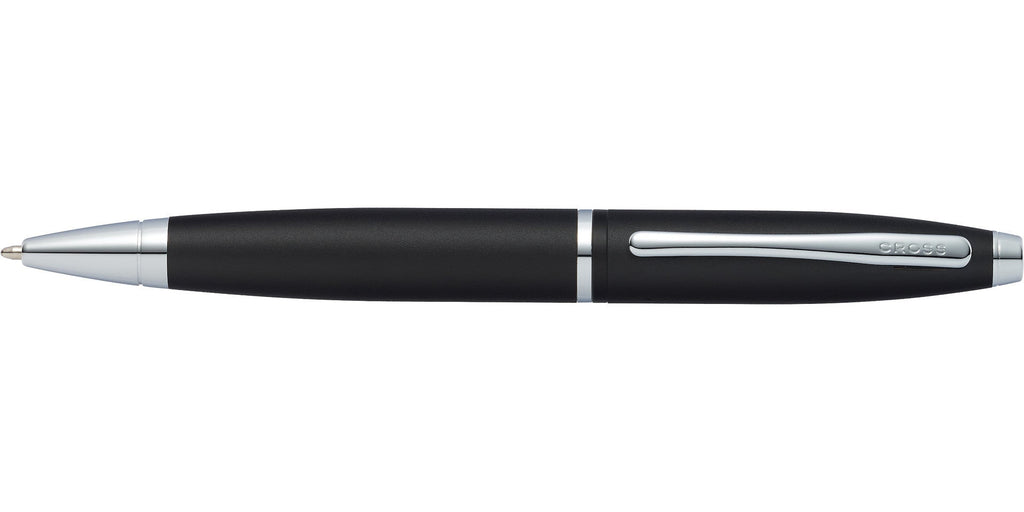 Lifestyle photo showing A.T. Cross Calais Matte Black Ballpoint Pen - Comfortable Profess in use - A.T. Cross