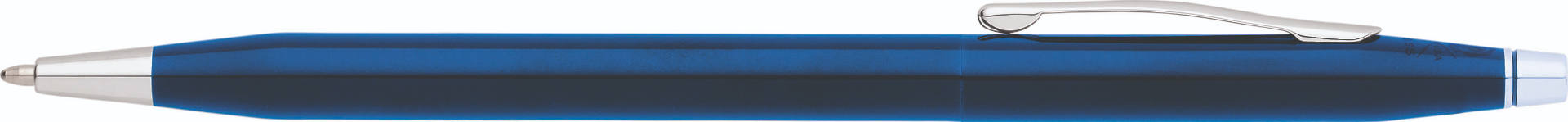 Product view 4 - A.T. Cross Classic Century Glossy Translucent Blue PVD Ballpoint Pen - - A.T. Cross