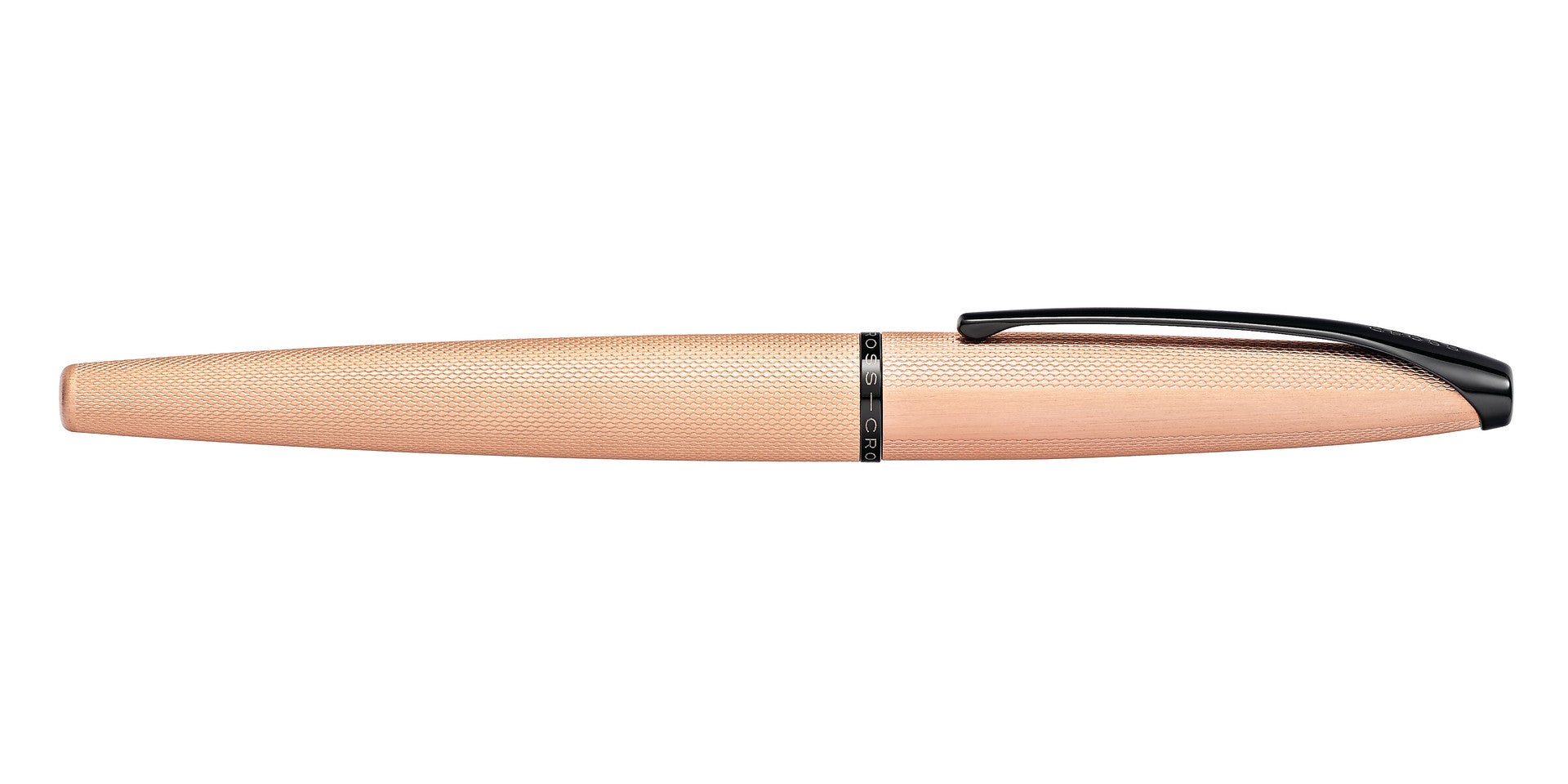 Product view 7 - A.T. Cross ATX Brushed Rose Gold Rollerball Pen - Natural Left-Handed - A.T. Cross