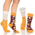 Product view 6 - Fun Crew Socks for Men and Women – Colorful Cotton Novelty 6-Pack - Bambooven