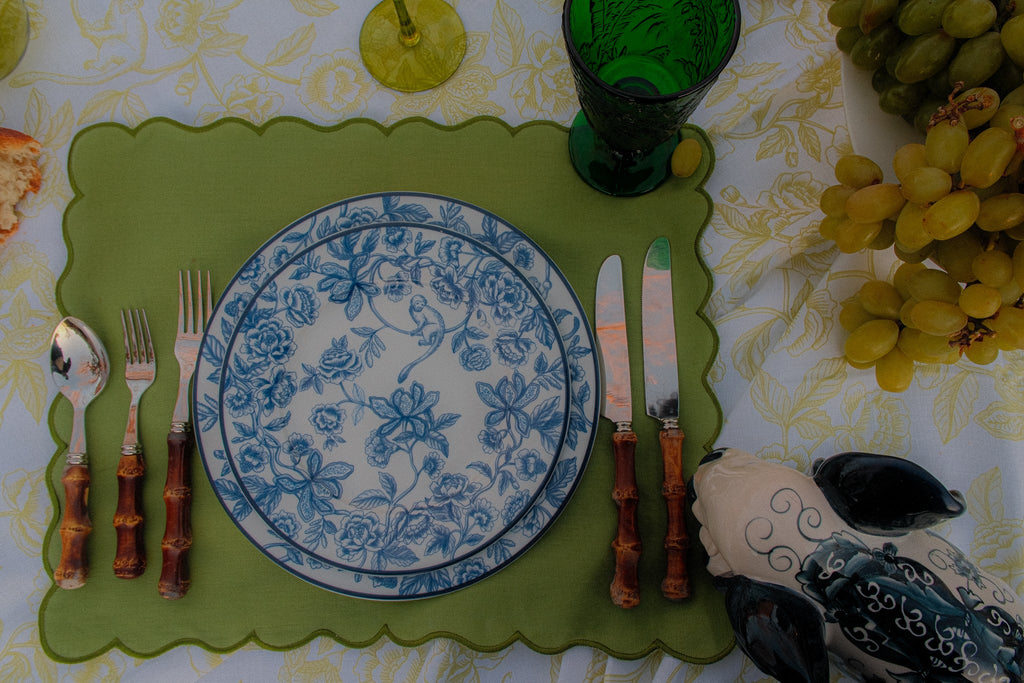 Product view 11 - Bombay Blue Dinner Plate - Set of 4 (+1 Bonus Plate) - Ro'Table