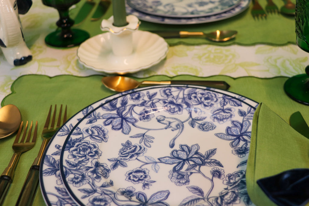 Product view 11 - Bombay Blue Starter Plate - Set of 4 (+1 Bonus Plate) - Ro'Table