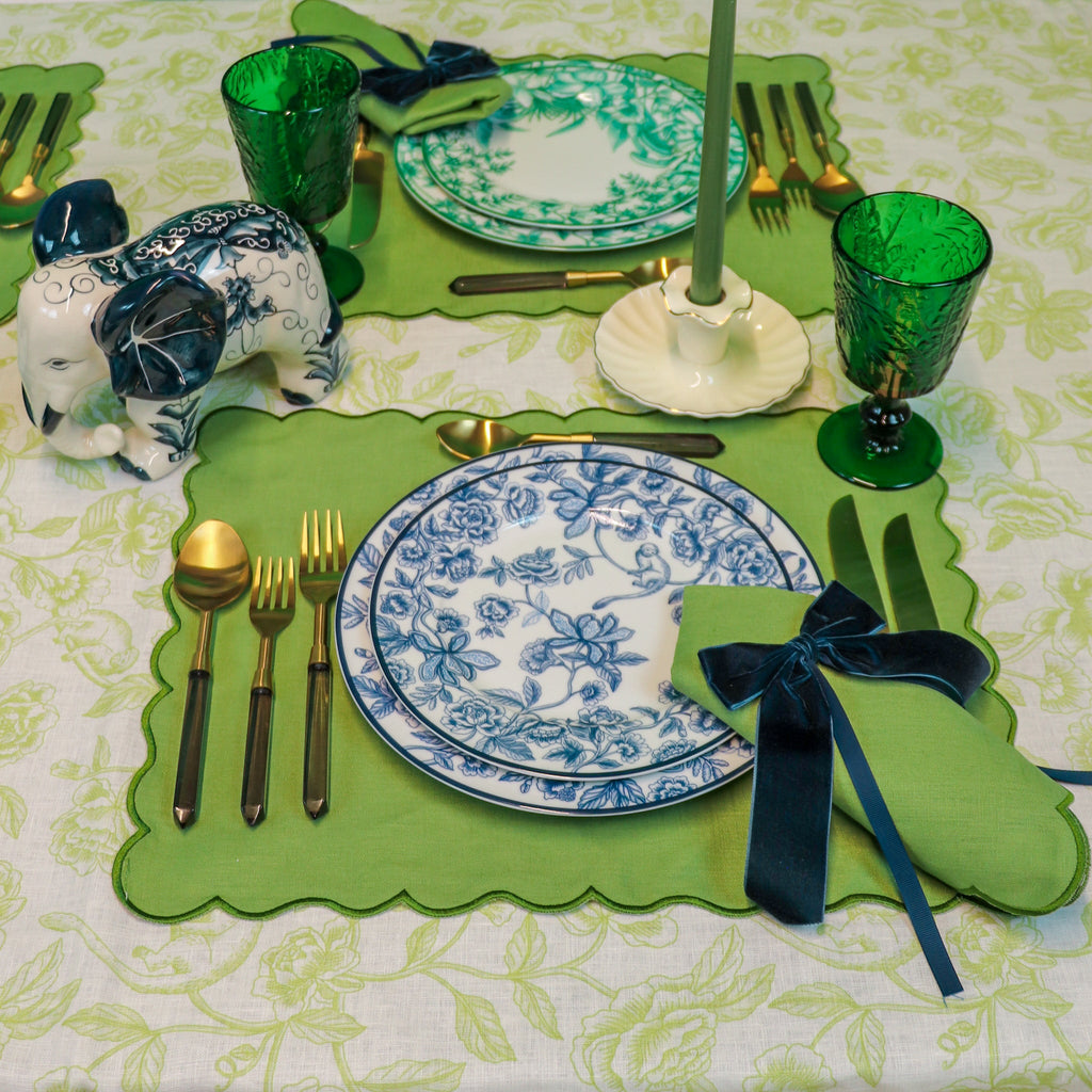 Product view 12 - Bombay Blue Starter Plate - Set of 4 (+1 Bonus Plate) - Ro'Table