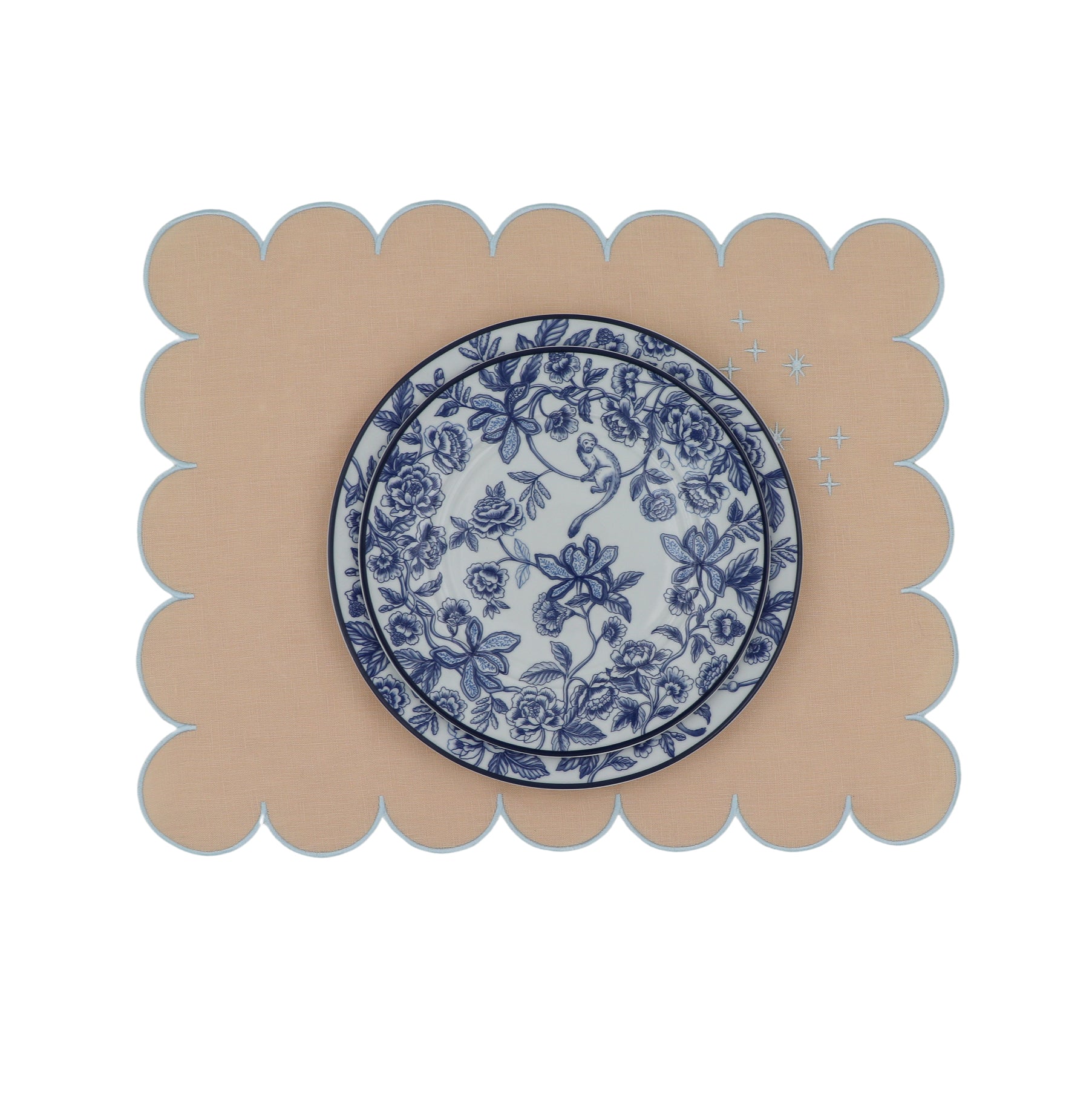 Product view 13 - Bombay Blue Starter Plate - Set of 4 (+1 Bonus Plate) - Ro'Table