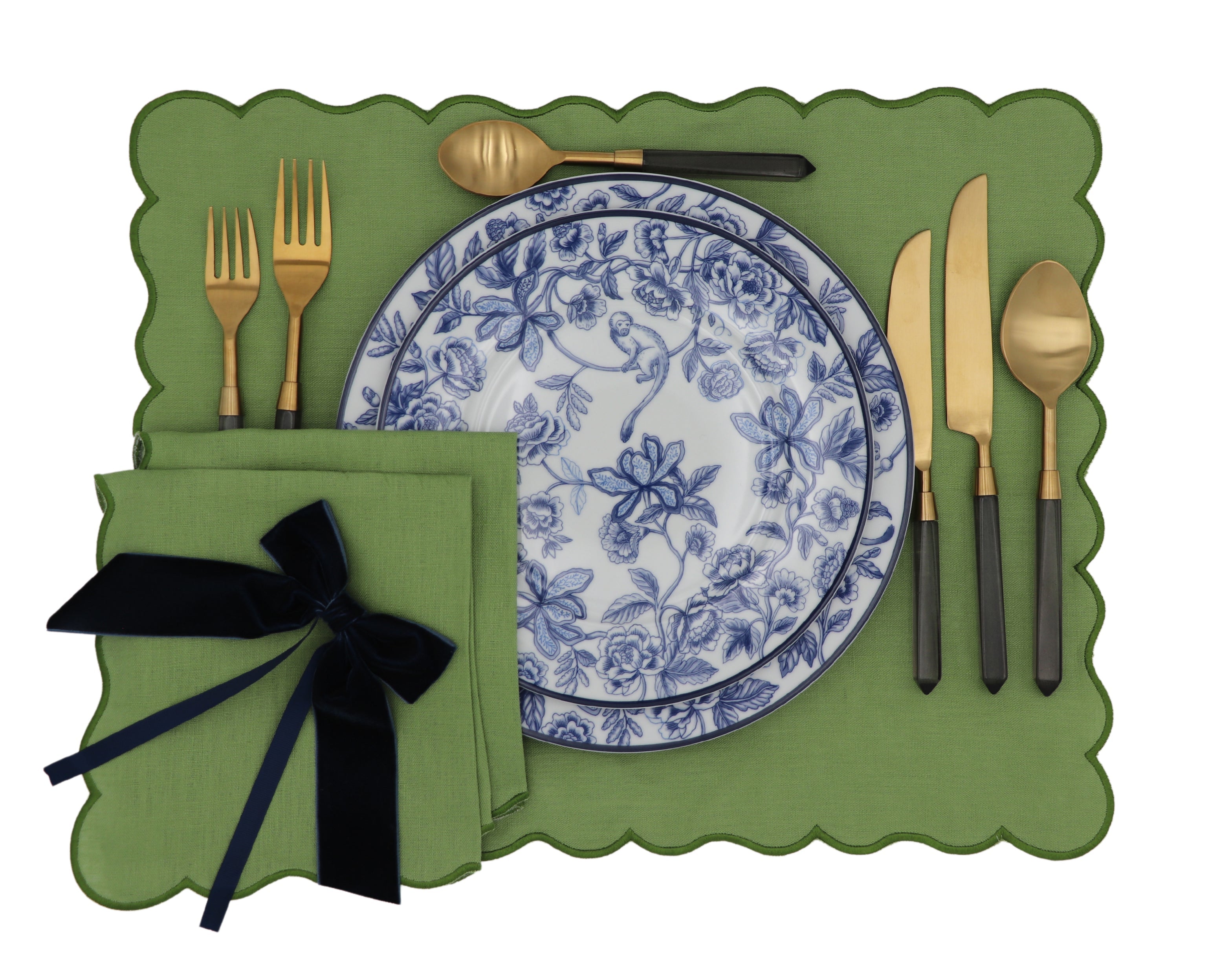 Product view 16 - Bombay Blue Starter Plate - Set of 4 (+1 Bonus Plate) - Ro'Table