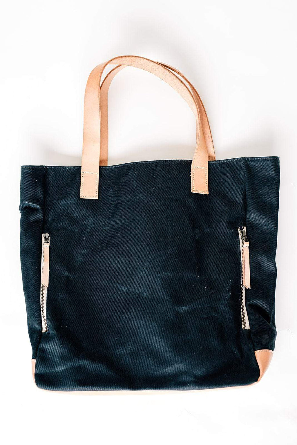 Product view 10 - Black Wax Canvas Everyday Bag - The Classic - notebooks & honey
