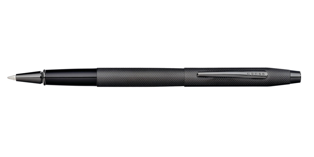 Lifestyle photo showing A.T. Cross Classic Century Brushed Black PVD Rollerball Pen - Nat in use - A.T. Cross