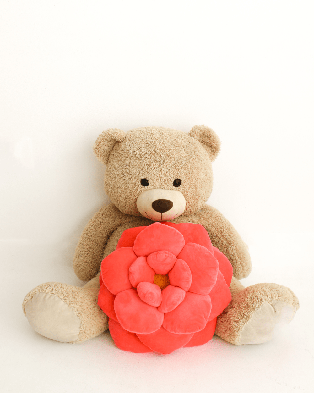 Product view 10 - Camellia Plush Flower Pillow - Green Philosophy Co.