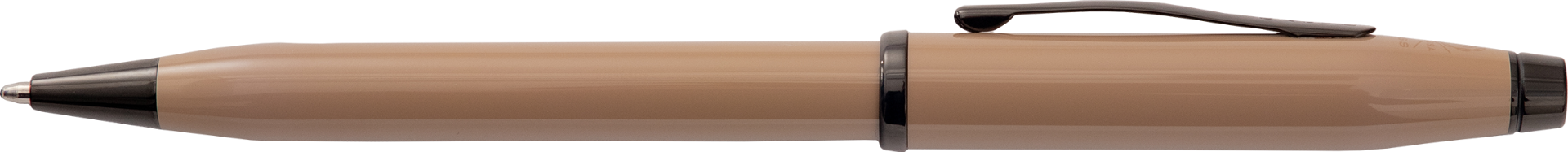 Lifestyle photo showing A.T. Cross Century II Earthy Beige Ballpoint Pen - Comfortable Pr in use - A.T. Cross
