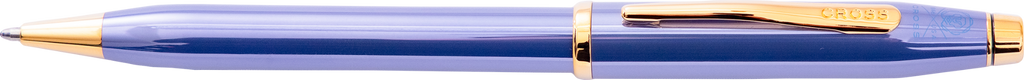 Lifestyle photo showing A.T. Cross Century II Lavender Blue Ballpoint Pen - Comfortable P in use - A.T. Cross