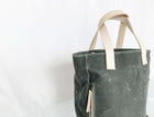 Product view 7 - Charcoal Grey Wax Canvas Tote Bag - The Morning Person - notebooks & honey