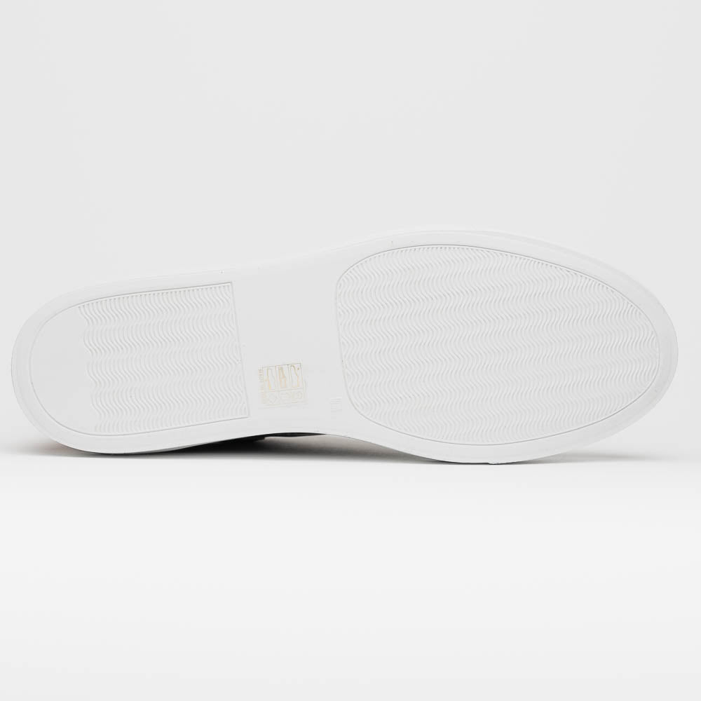 Product view 5 - 65-229-NVY Diaz Rubberized Calfskin Sneaker Navy - Zelli Italia