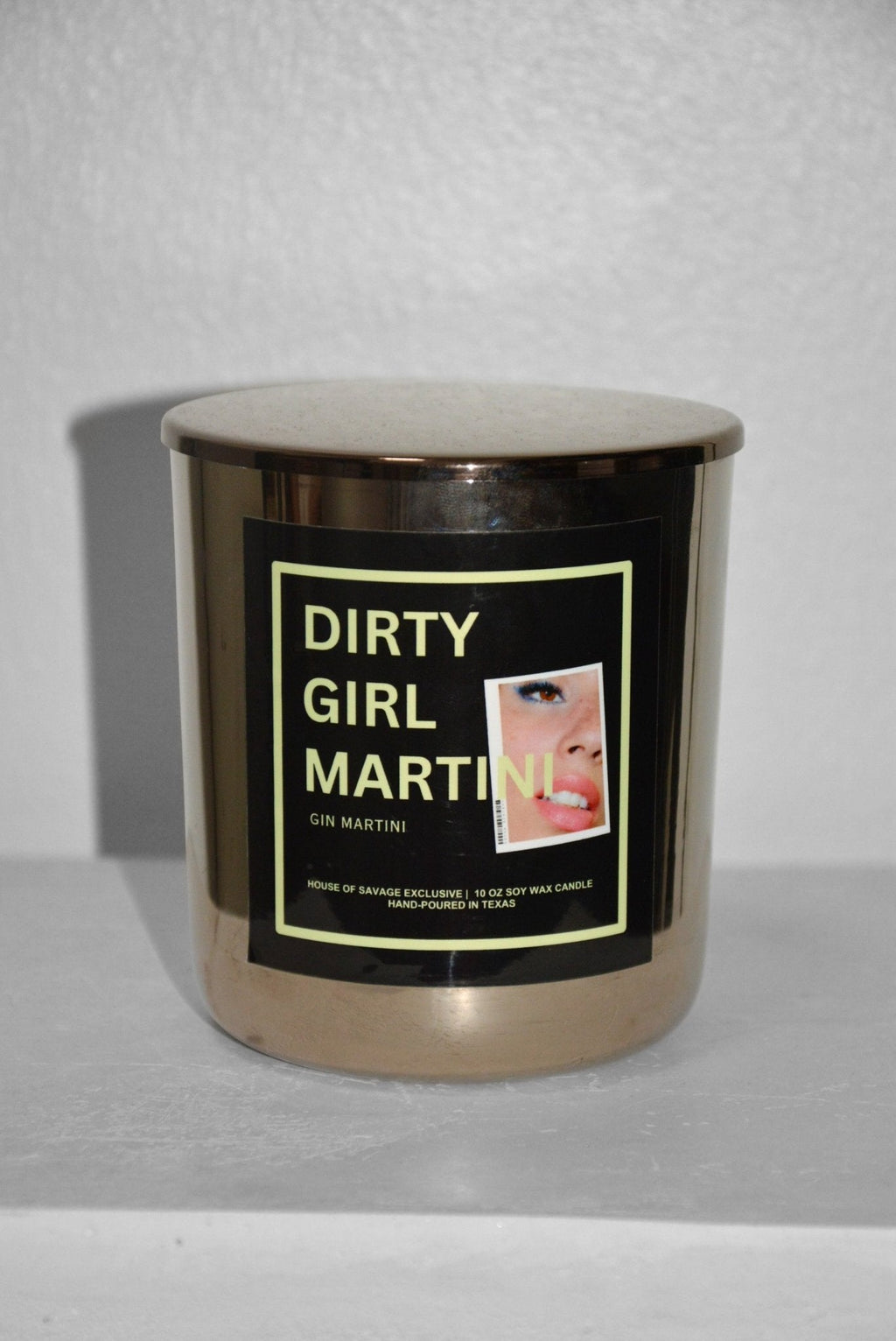 Product view 4 - DIRTY GIRL MARTINI CANDLE - House of Savage