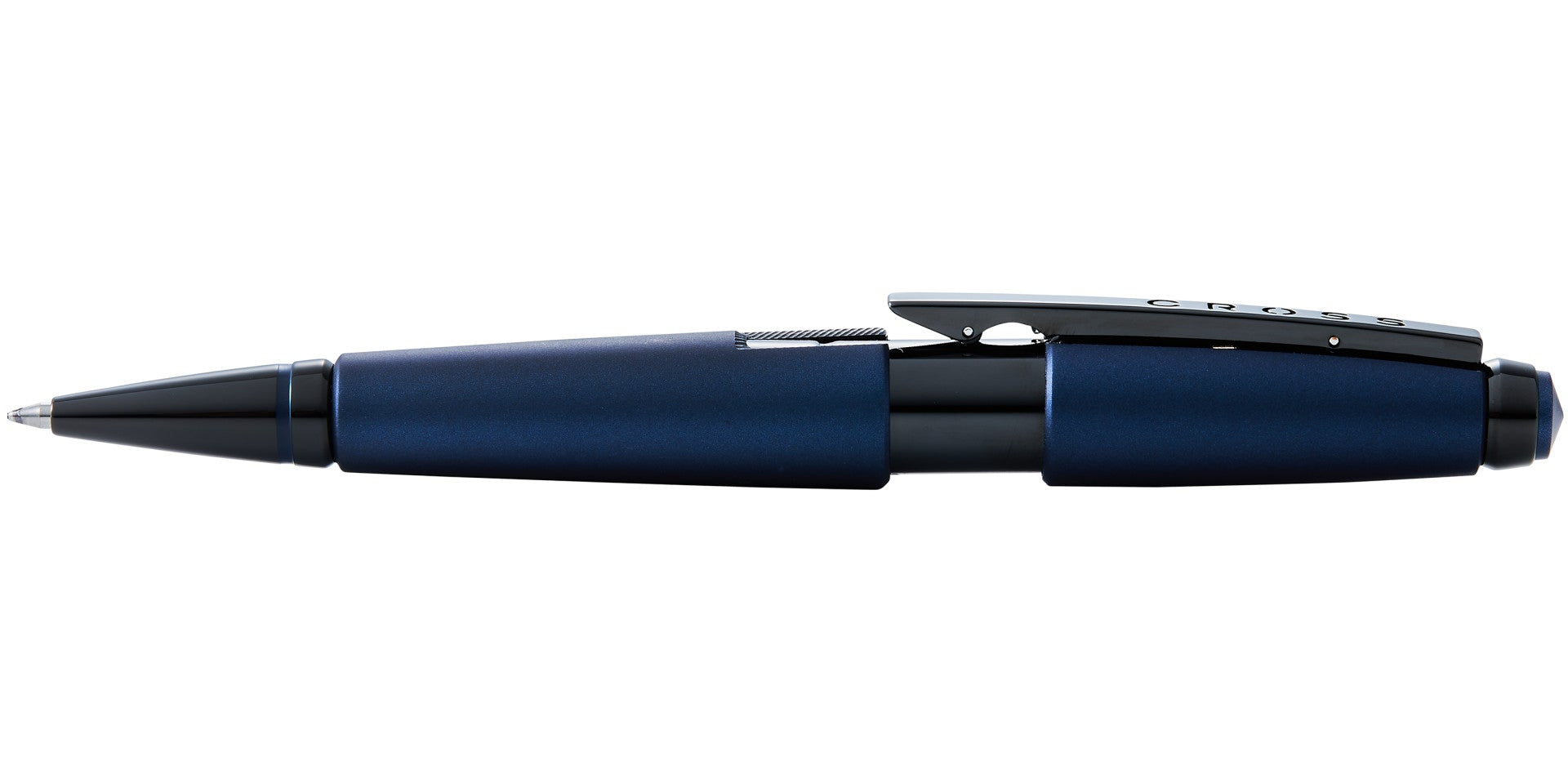 Product view 4 - A.T. Cross Edge Matte Blue Lacquer Gel Rollerball Pen - Natural Left-H - A.T. Cross