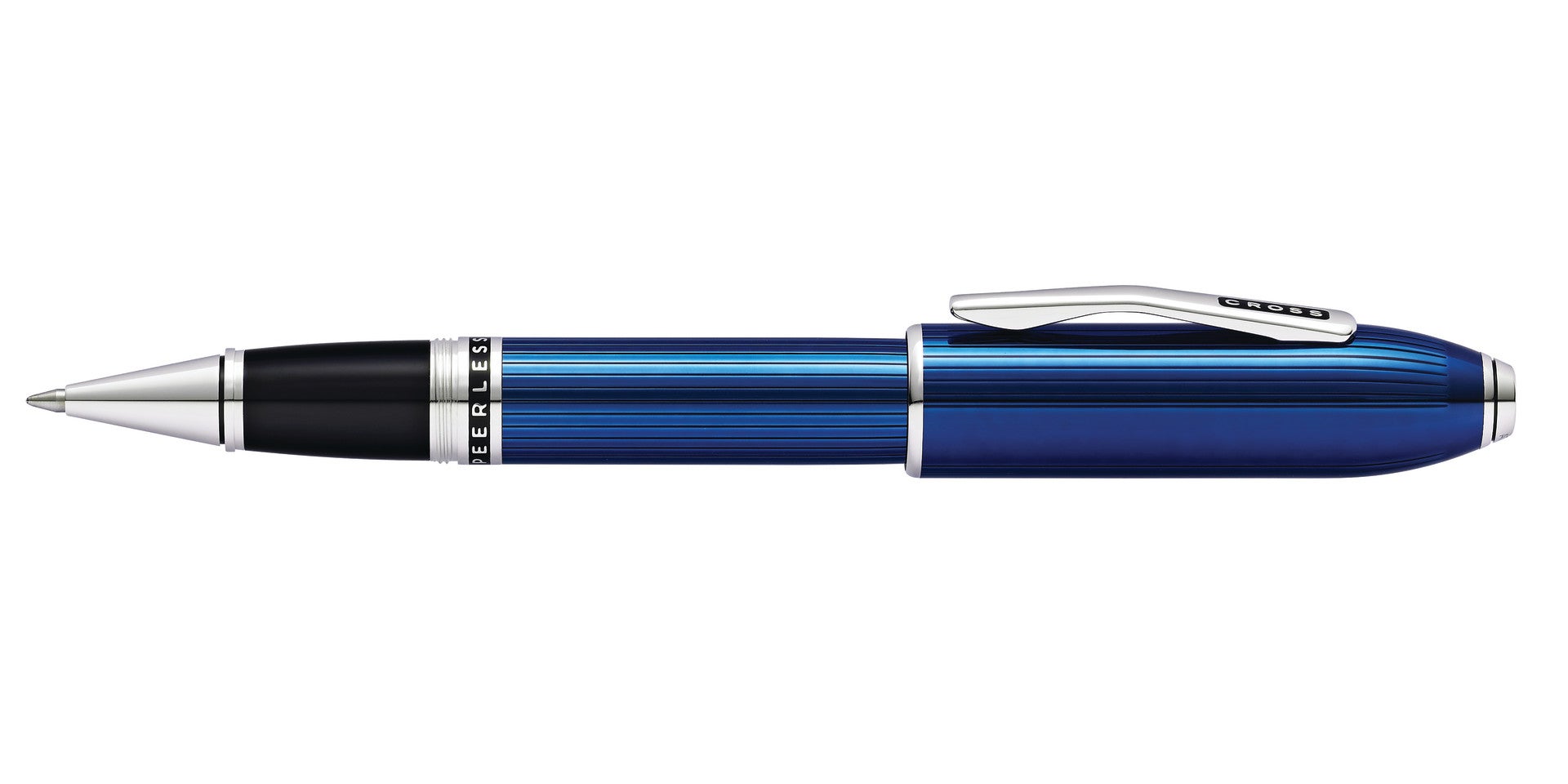 Product view 4 - A.T. Cross Peerless Translucent Quartz Blue Engraved Lacquer Platinum - A.T. Cross