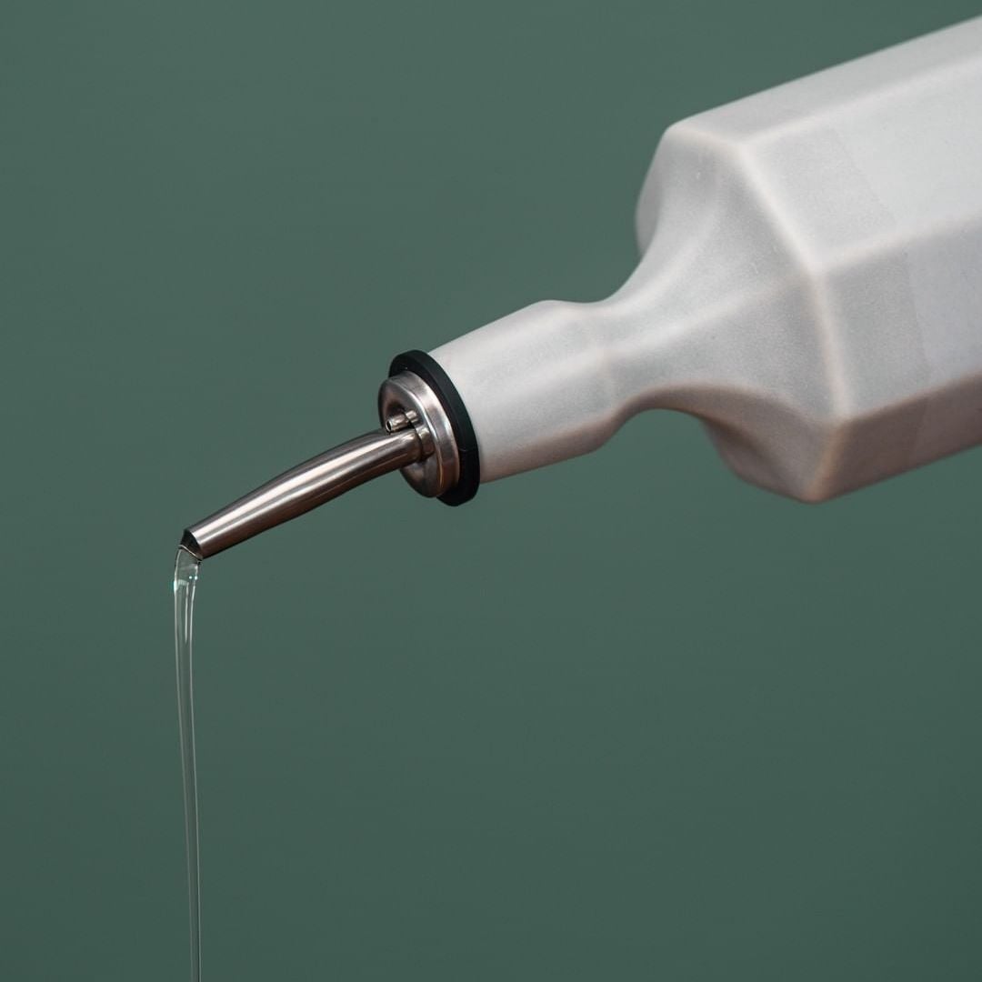 Product view 4 - Elixir Porcelain Olive Oil Dispenser - Ember Collective