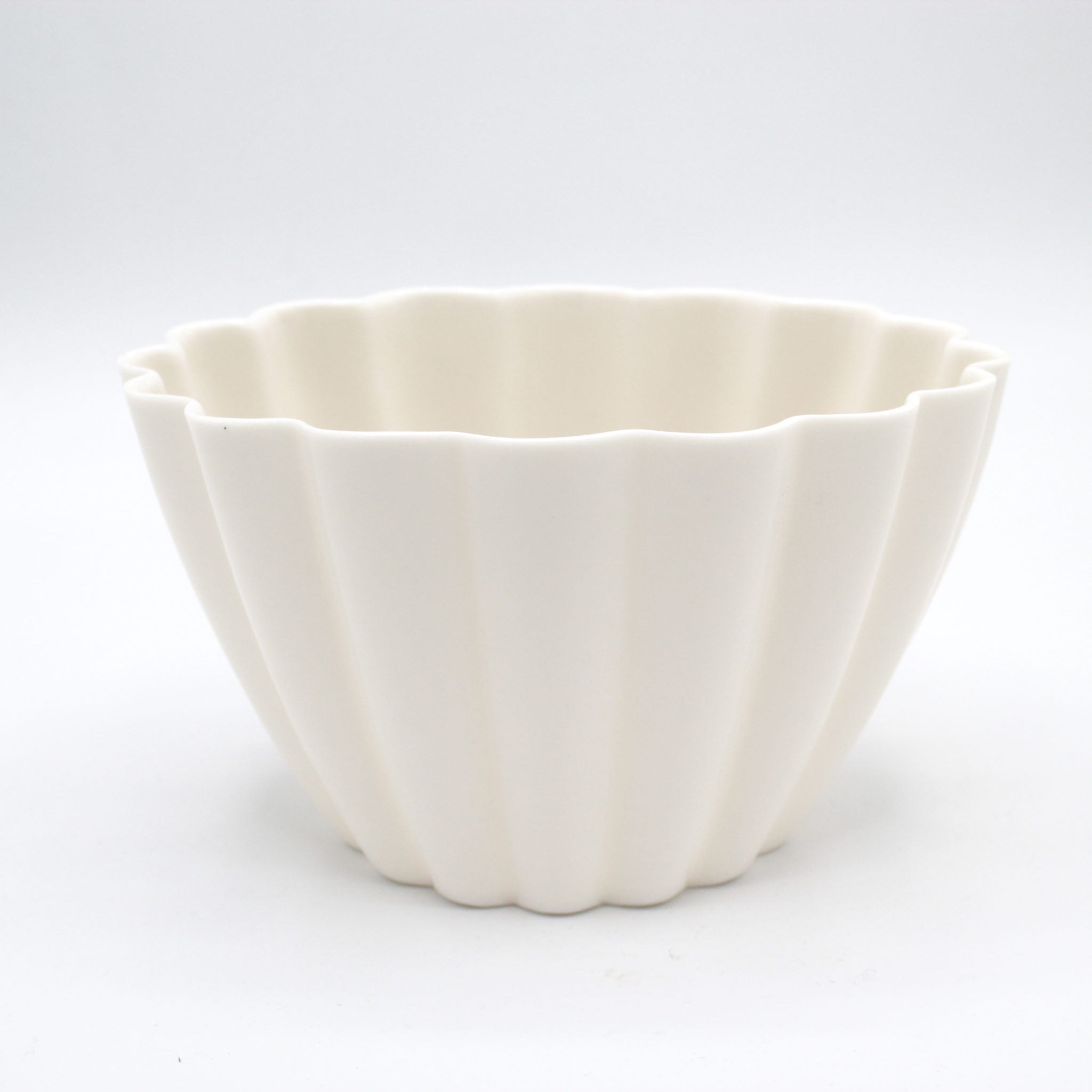 Product view 4 - Elysian Fluted Porcelain Candle Holder - Ember Collective