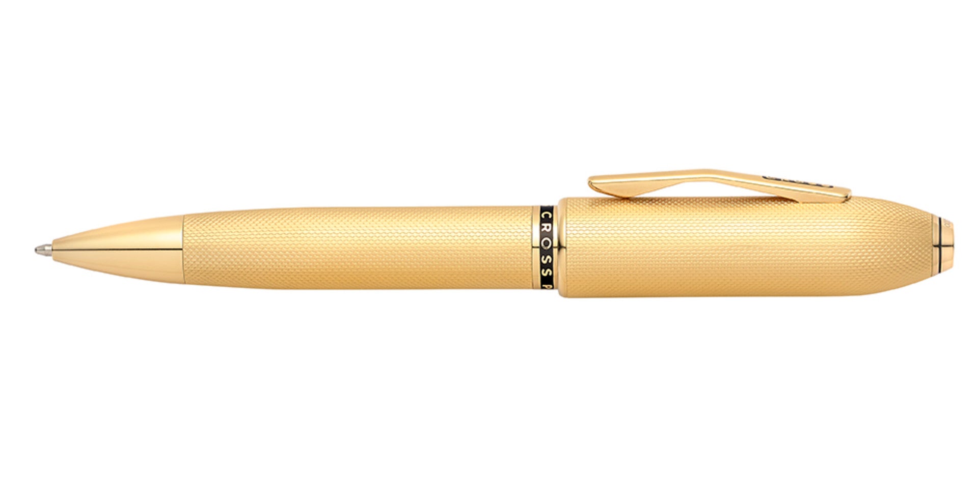 Lifestyle photo showing A.T. Cross Peerless 23KT Heavy Gold Plate with Gold Plated Appoin in use - A.T. Cross