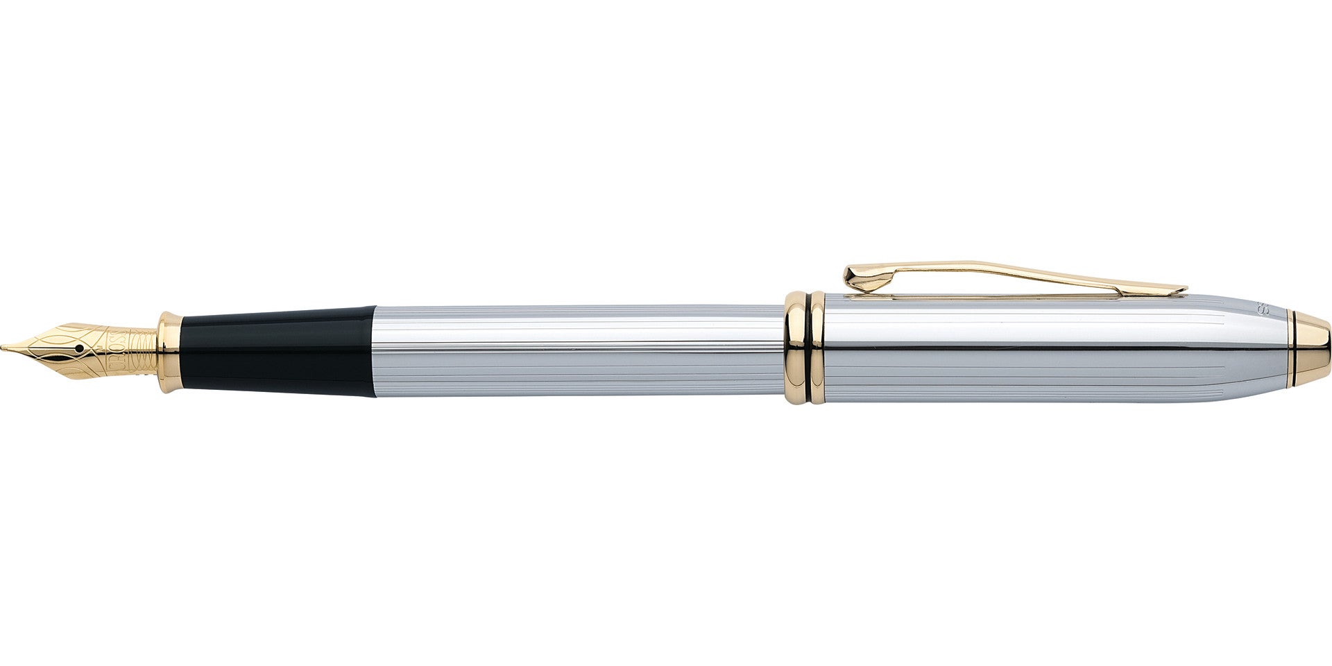 Product view 4 - A.T. Cross Townsend Medalist Medium Nib Fountain Pen - Smudge-Free Wri - A.T. Cross