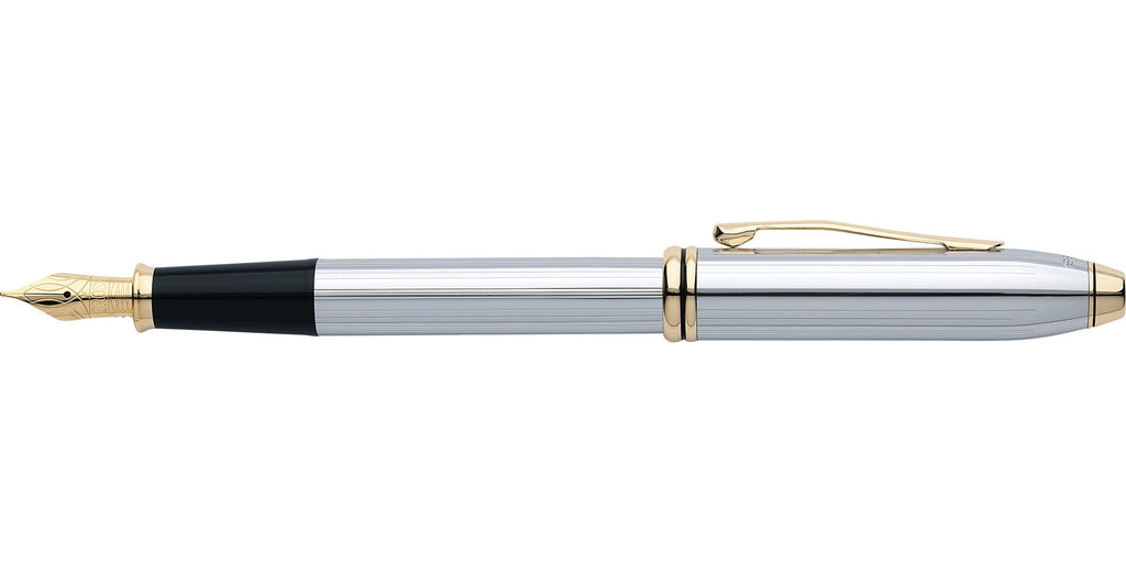 Product view 4 - A.T. Cross Townsend Medalist Fine Nib Fountain Pen - Smudge-Free Writi - A.T. Cross
