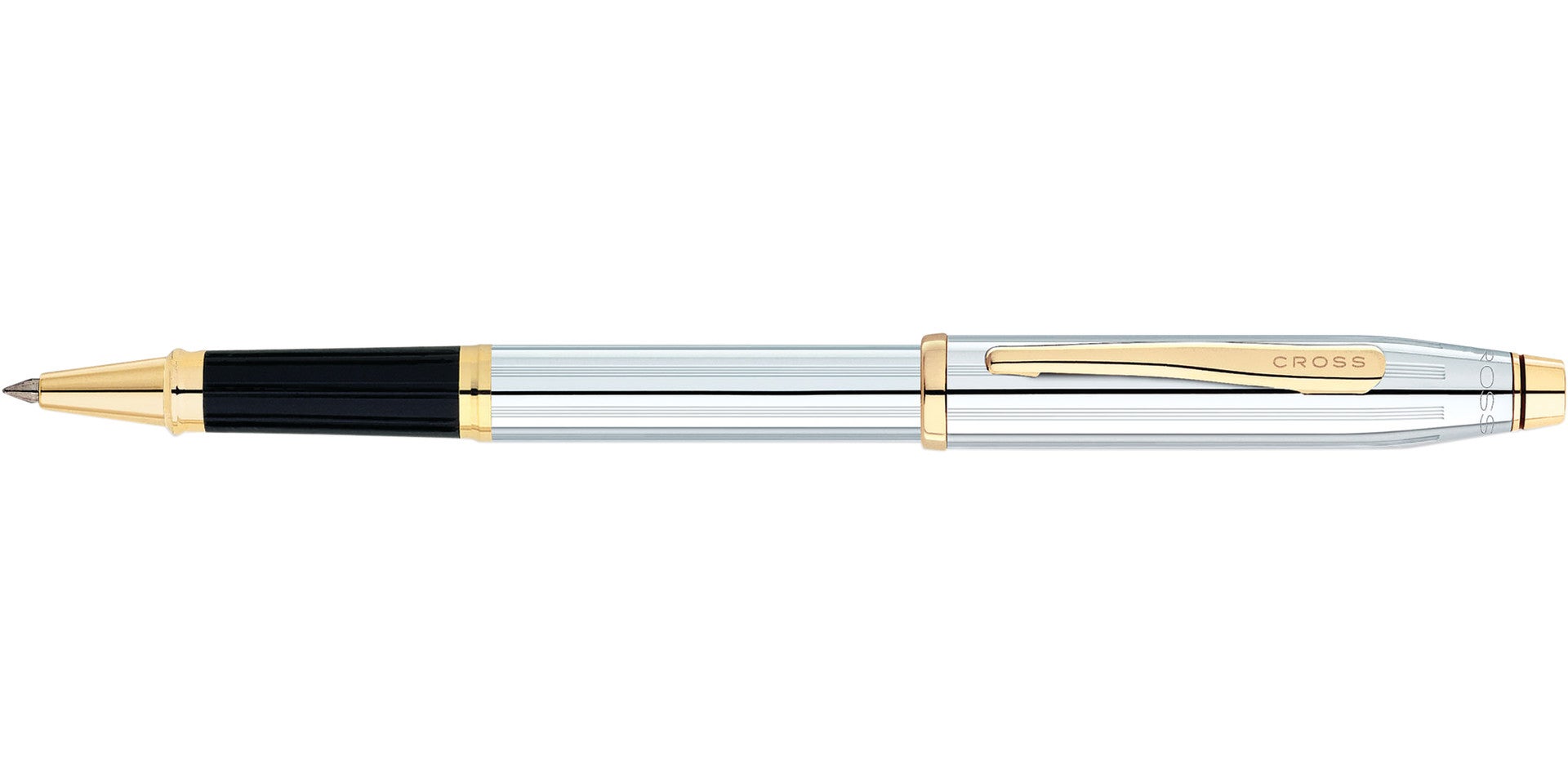 Lifestyle photo showing A.T. Cross Century II Medalist Rollerball Pen - Natural Left-Hand in use - A.T. Cross