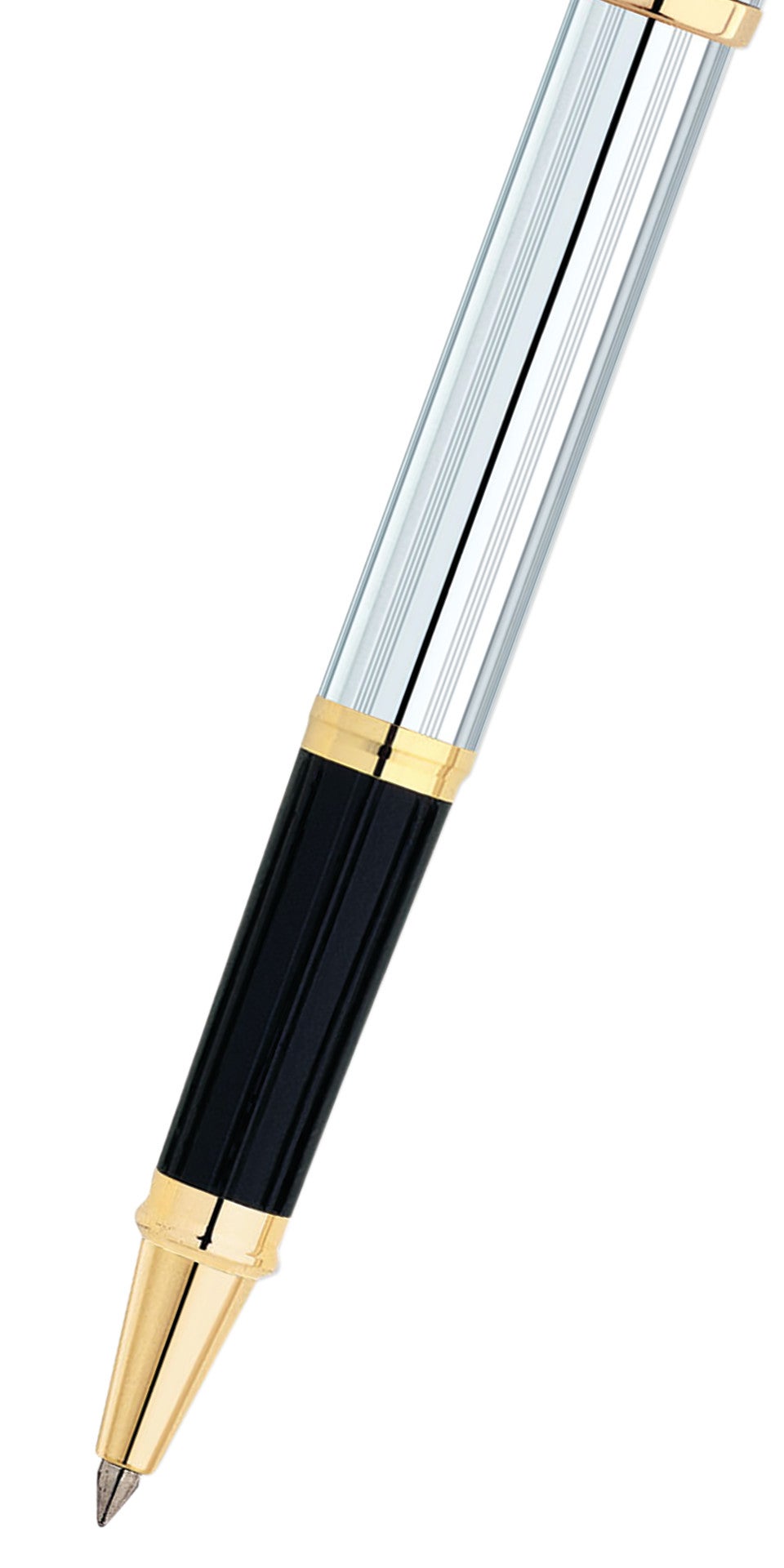 Close-up detail showing quality craftsmanship and materials - A.T. Cross Century II Medalist Rollerball Pen - Natural Left