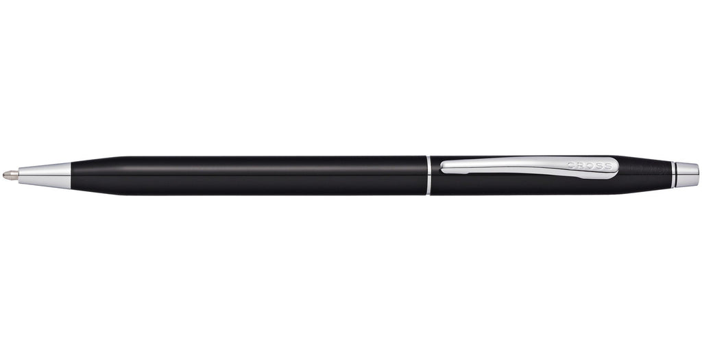 Lifestyle photo showing A.T. Cross Classic Century Black Lacquer Ballpoint Pen - Comforta in use - A.T. Cross