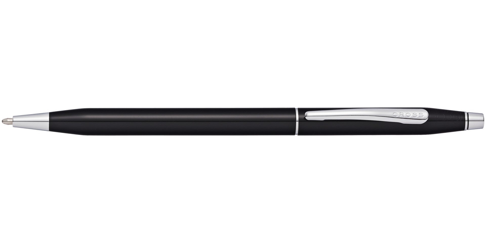 Lifestyle photo showing A.T. Cross Classic Century Black Lacquer Ballpoint Pen - Comforta in use - A.T. Cross