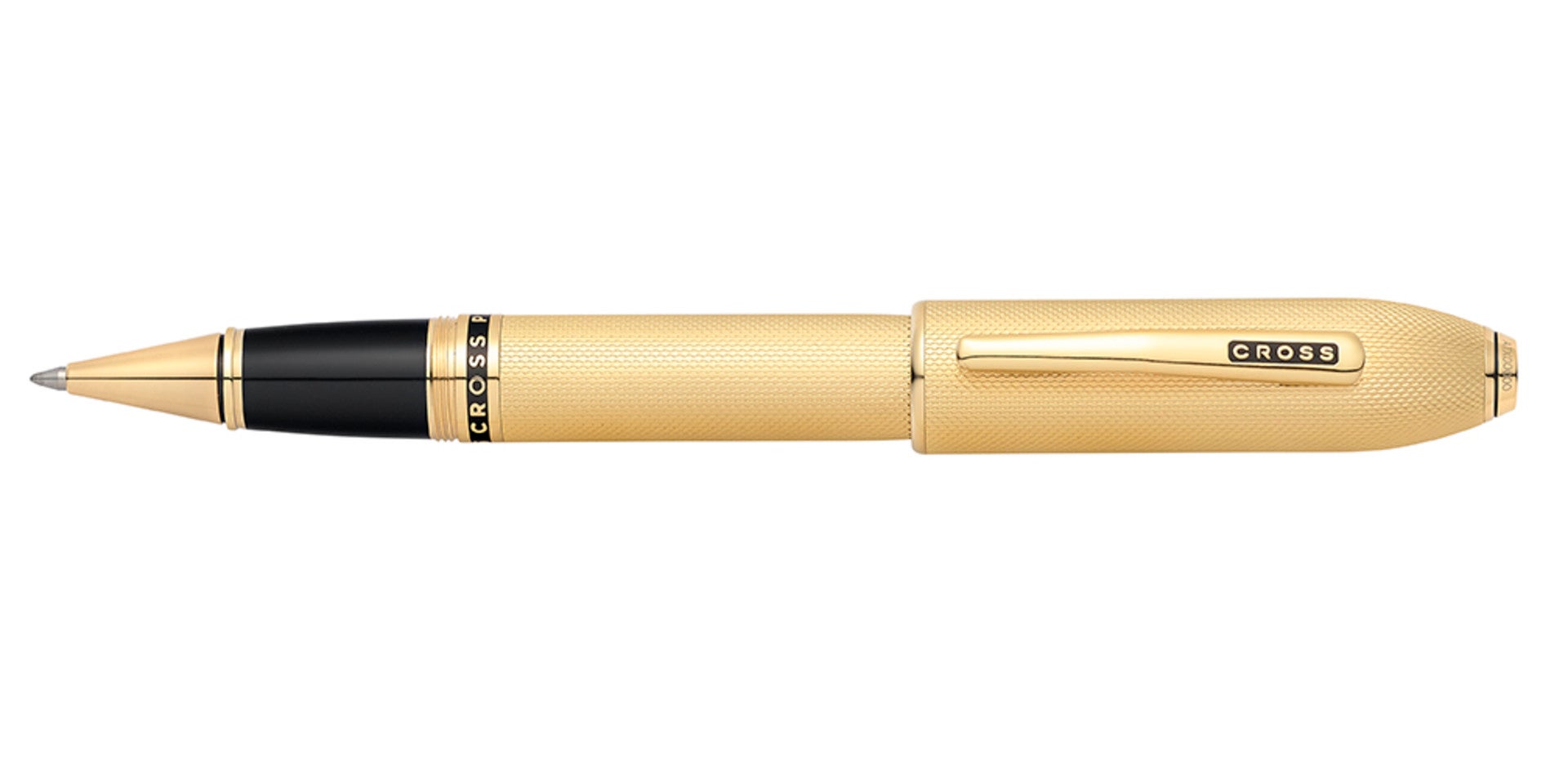 Close-up detail showing quality craftsmanship and materials - A.T. Cross Peerless 23KT Heavy Gold Plate with Gold Plated A