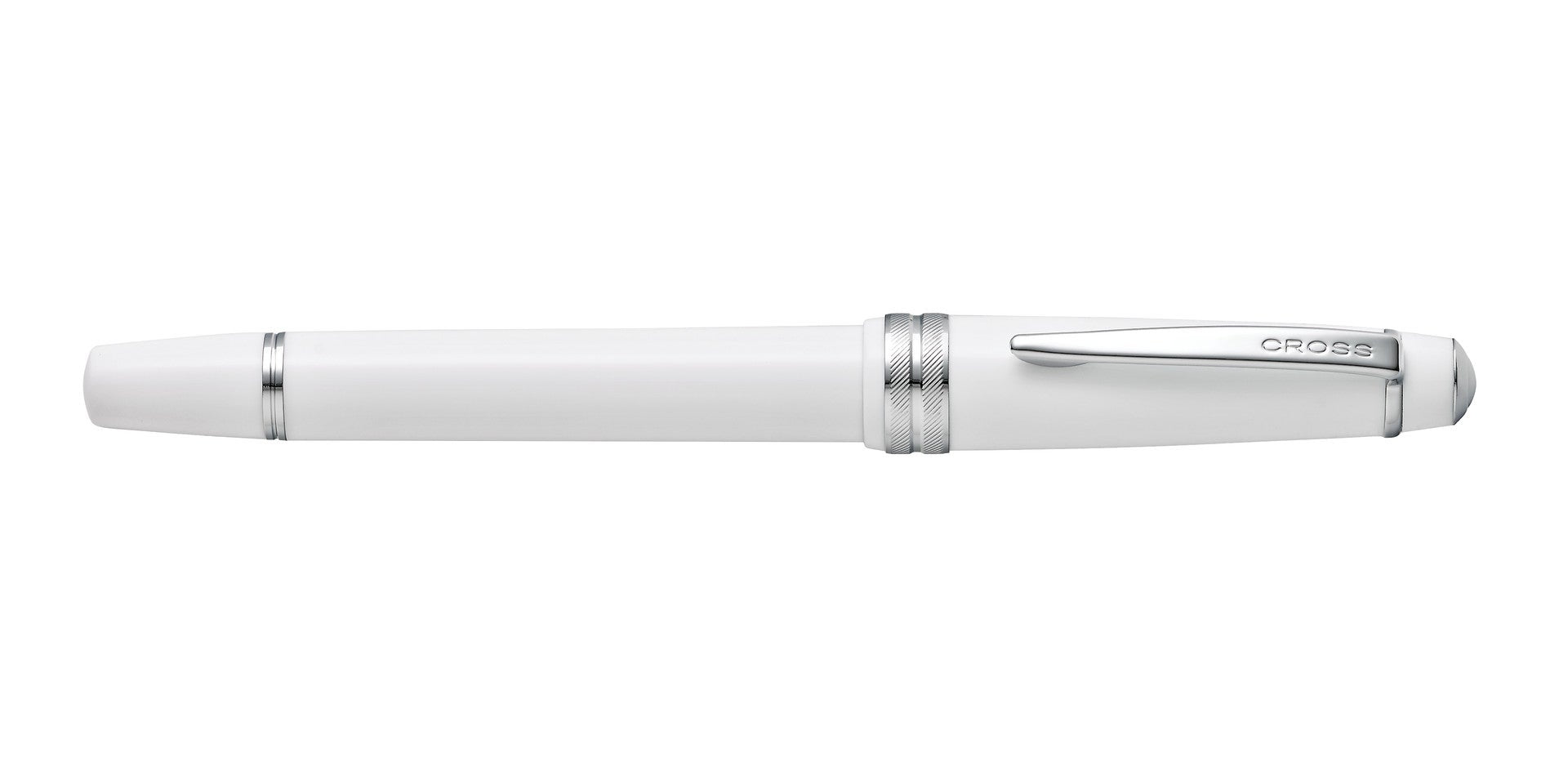 Product view 5 - A.T. Cross Bailey Light Polished White Resin Fine Nib Fountain Pen - S - A.T. Cross