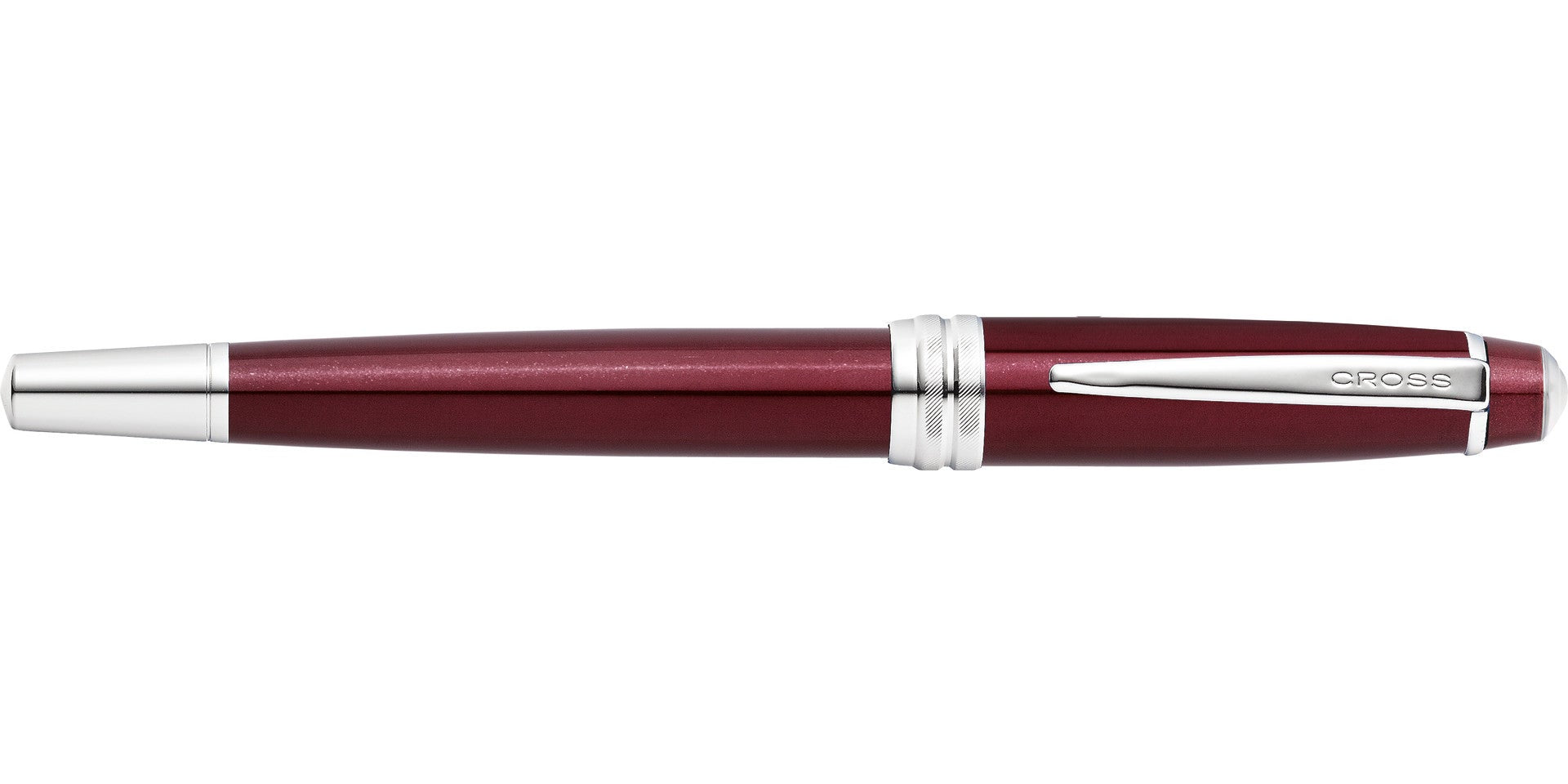 Product view 5 - A.T. Cross Bailey Red Lacquer Stainless Steel Medium Nib Fountain Pen - A.T. Cross