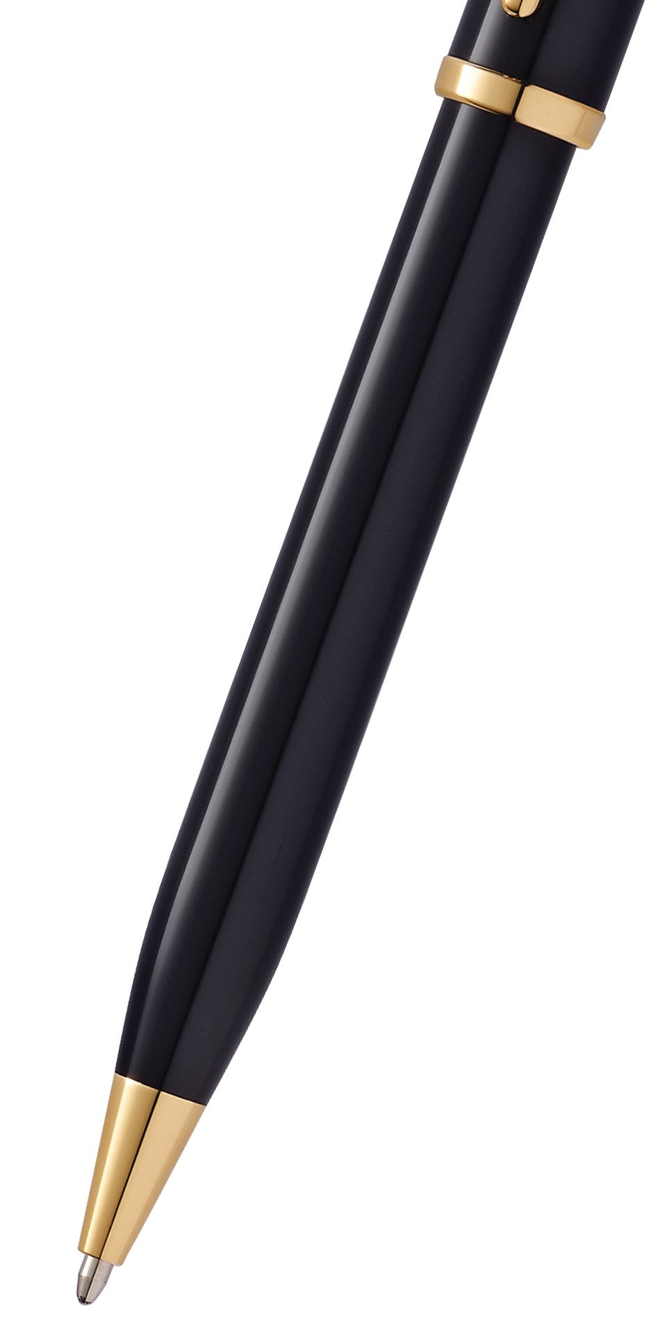 Close-up detail showing quality craftsmanship and materials - A.T. Cross Century II Classic Black Ballpoint Pen - Comforta