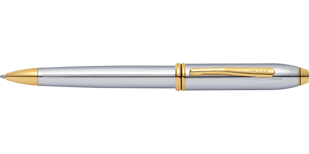 Lifestyle photo showing A.T. Cross Townsend Medalist Ballpoint Pen - Comfortable Professi in use - A.T. Cross