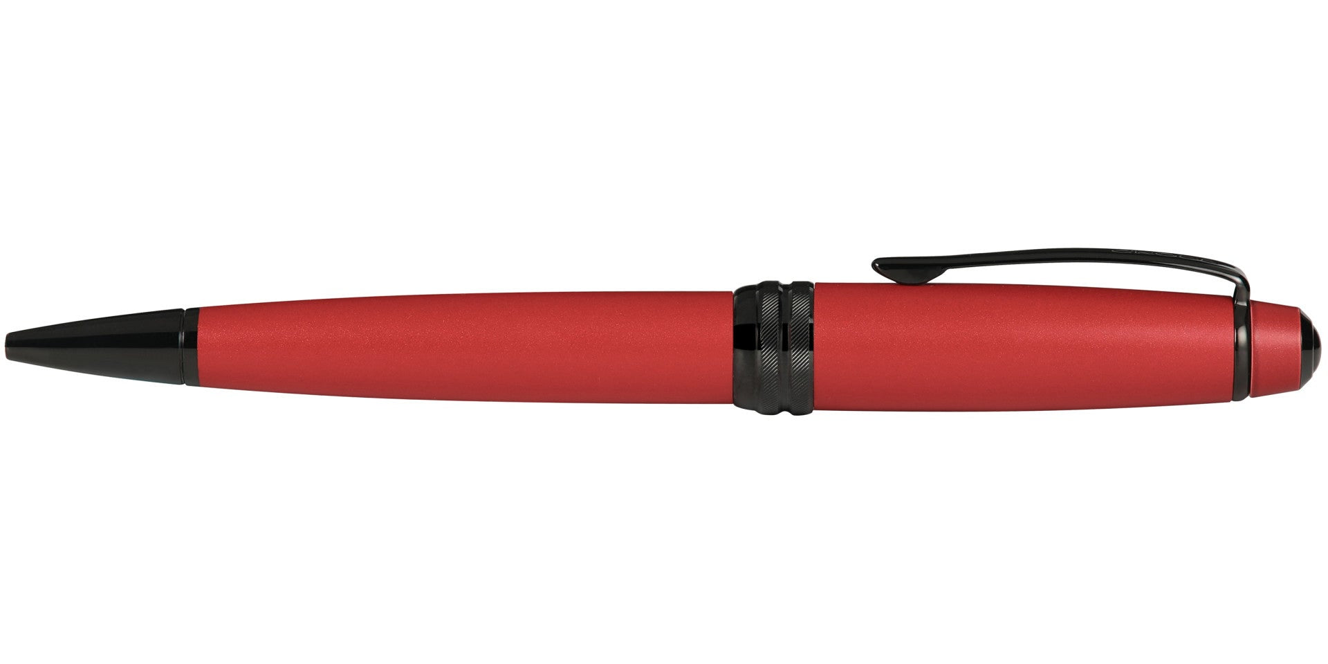 Product view 7 - A.T. Cross Bailey Matte Red Lacquer Ballpoint Pen - Comfortable Profes - A.T. Cross