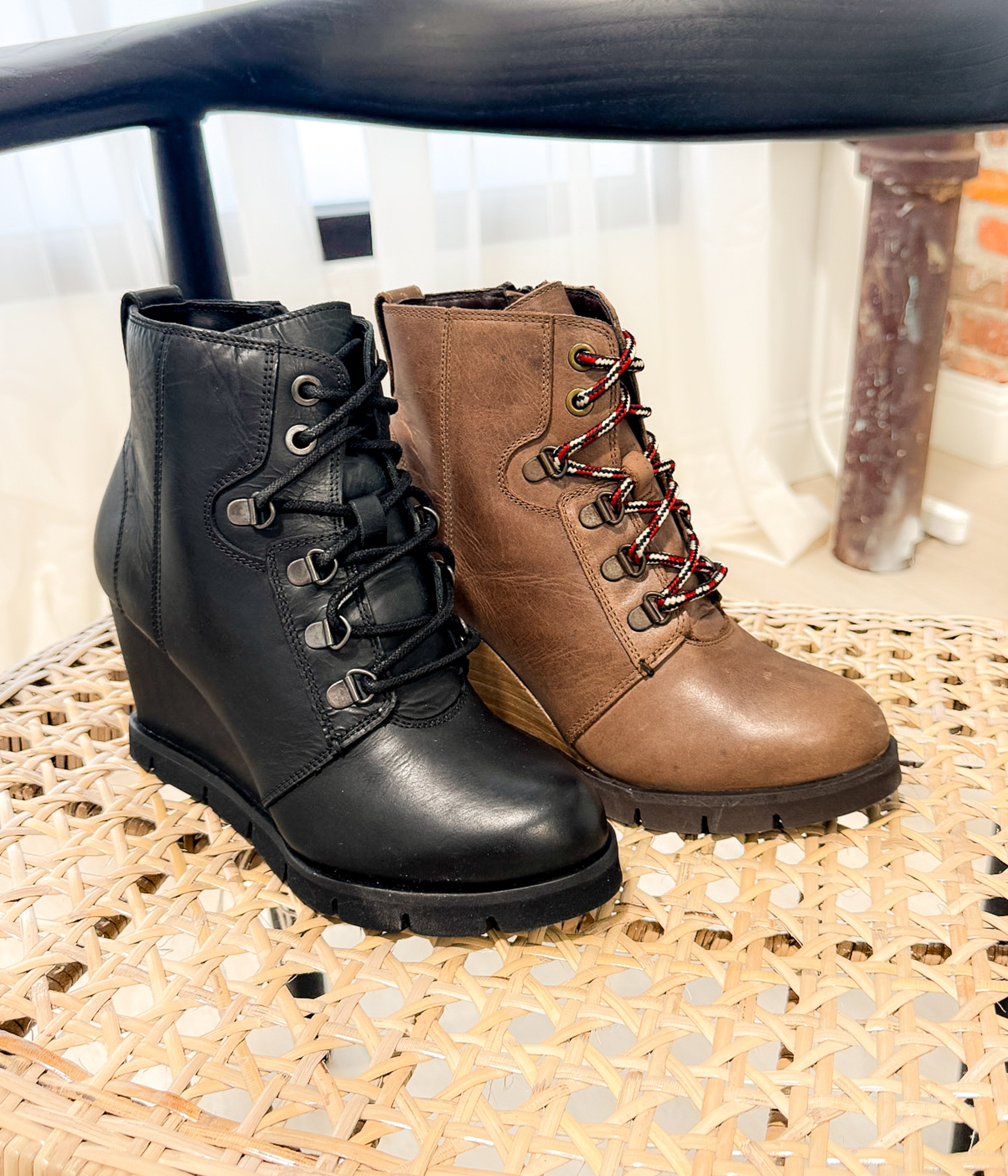 Close-up detail showing quality craftsmanship and materials - Joana Boot in Black