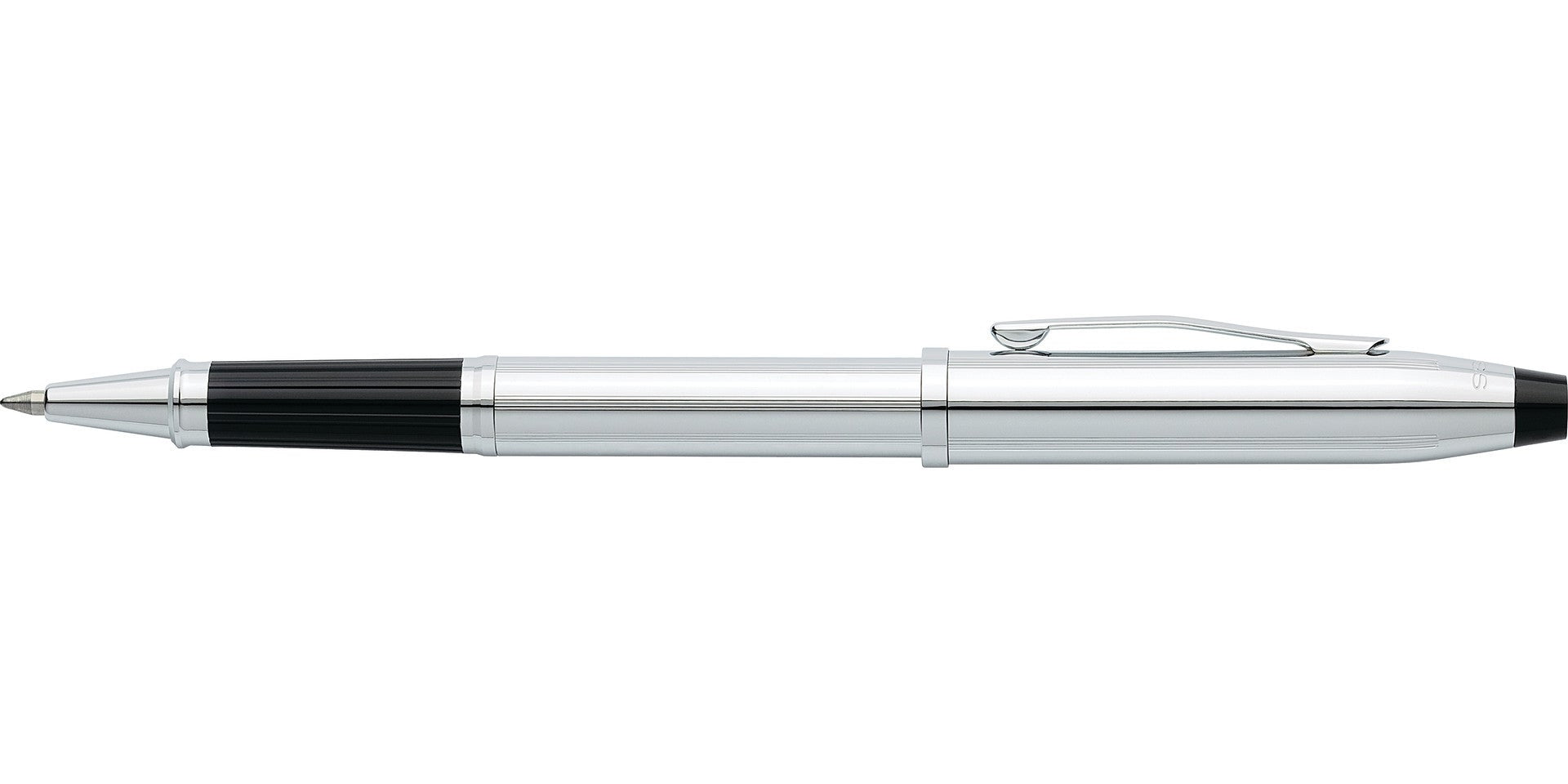 Product view 4 - A.T. Cross Century II Lustrous Chrome Rollerball Pen - Natural Left-Ha - A.T. Cross