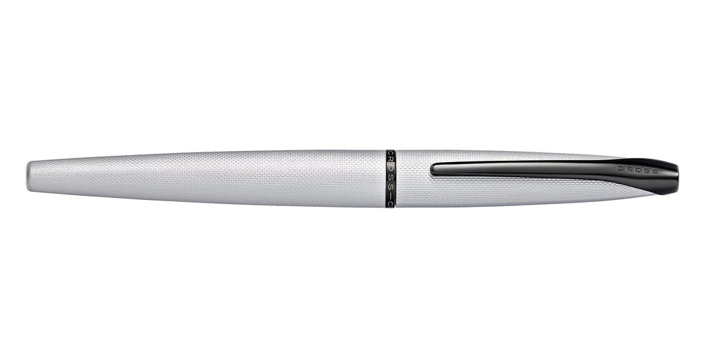 Product view 6 - A.T. Cross ATX Brushed Chrome Medium Nib Fountain Pen - Smudge-Free Wr - A.T. Cross