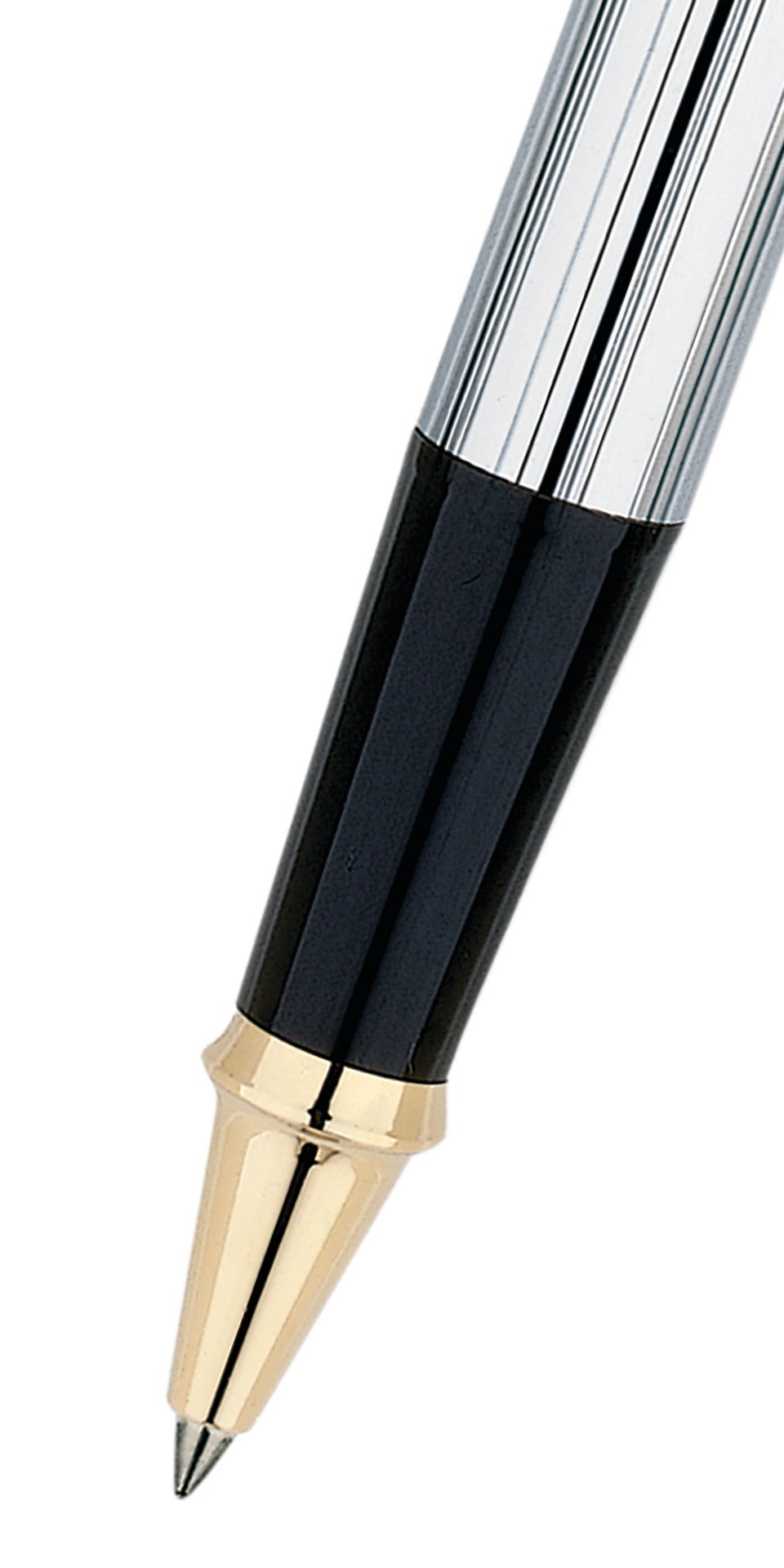 Close-up detail showing quality craftsmanship and materials - A.T. Cross Townsend Medalist Rollerball Pen - Natural Left-H