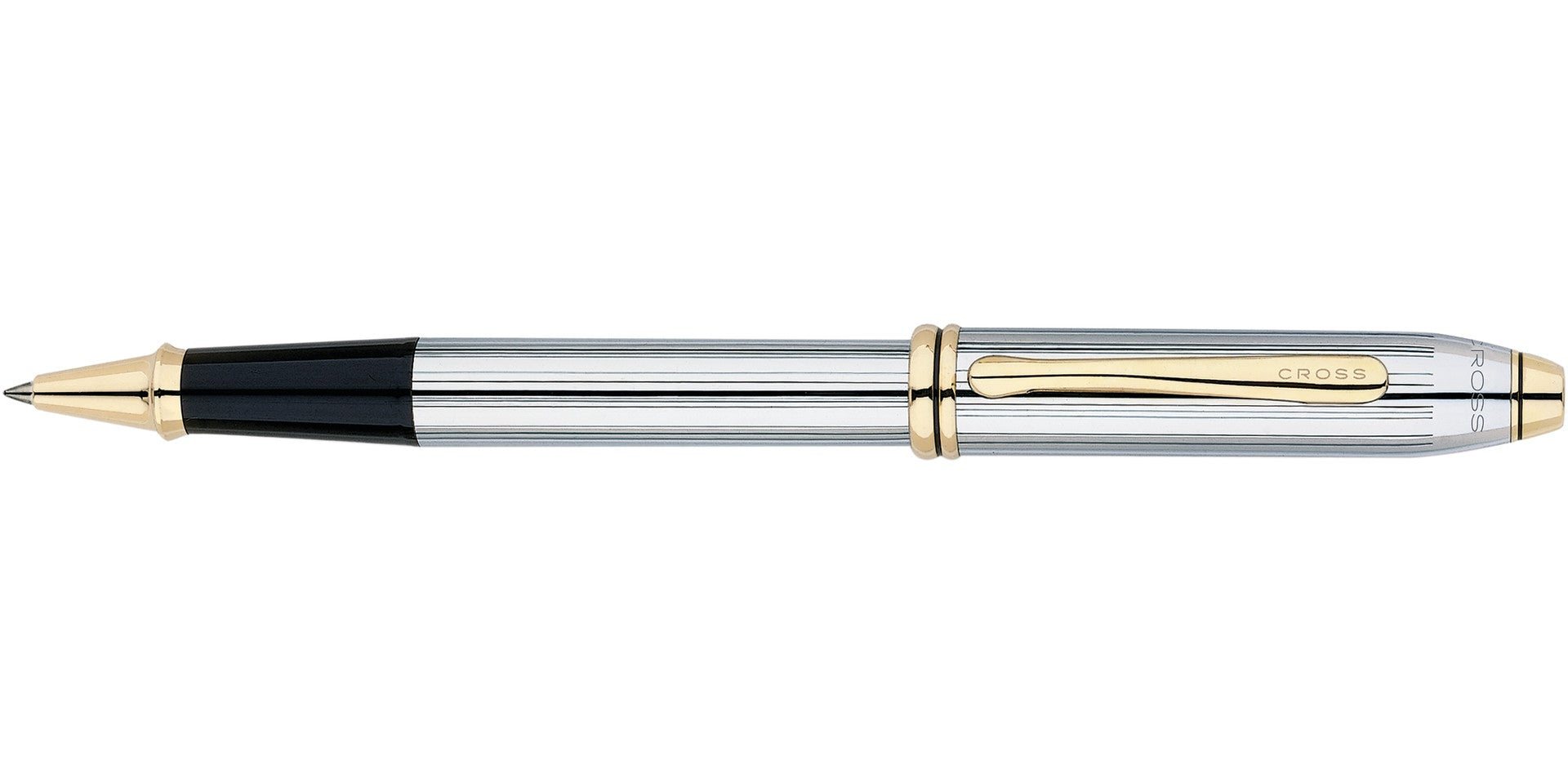 Lifestyle photo showing A.T. Cross Townsend Medalist Rollerball Pen - Natural Left-Handed in use - A.T. Cross