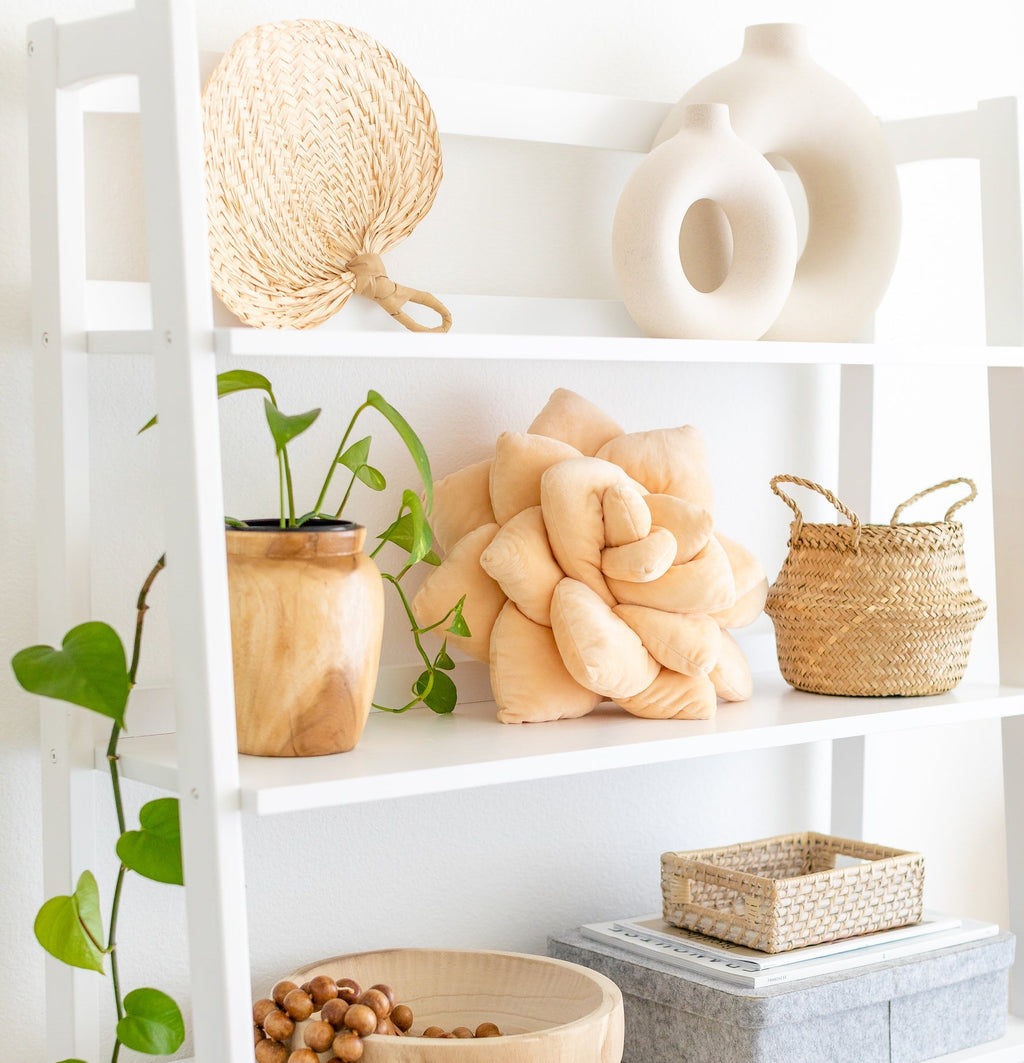 Close-up detail showing quality craftsmanship and materials - Lil' Pop Succulent® - Blush Peach