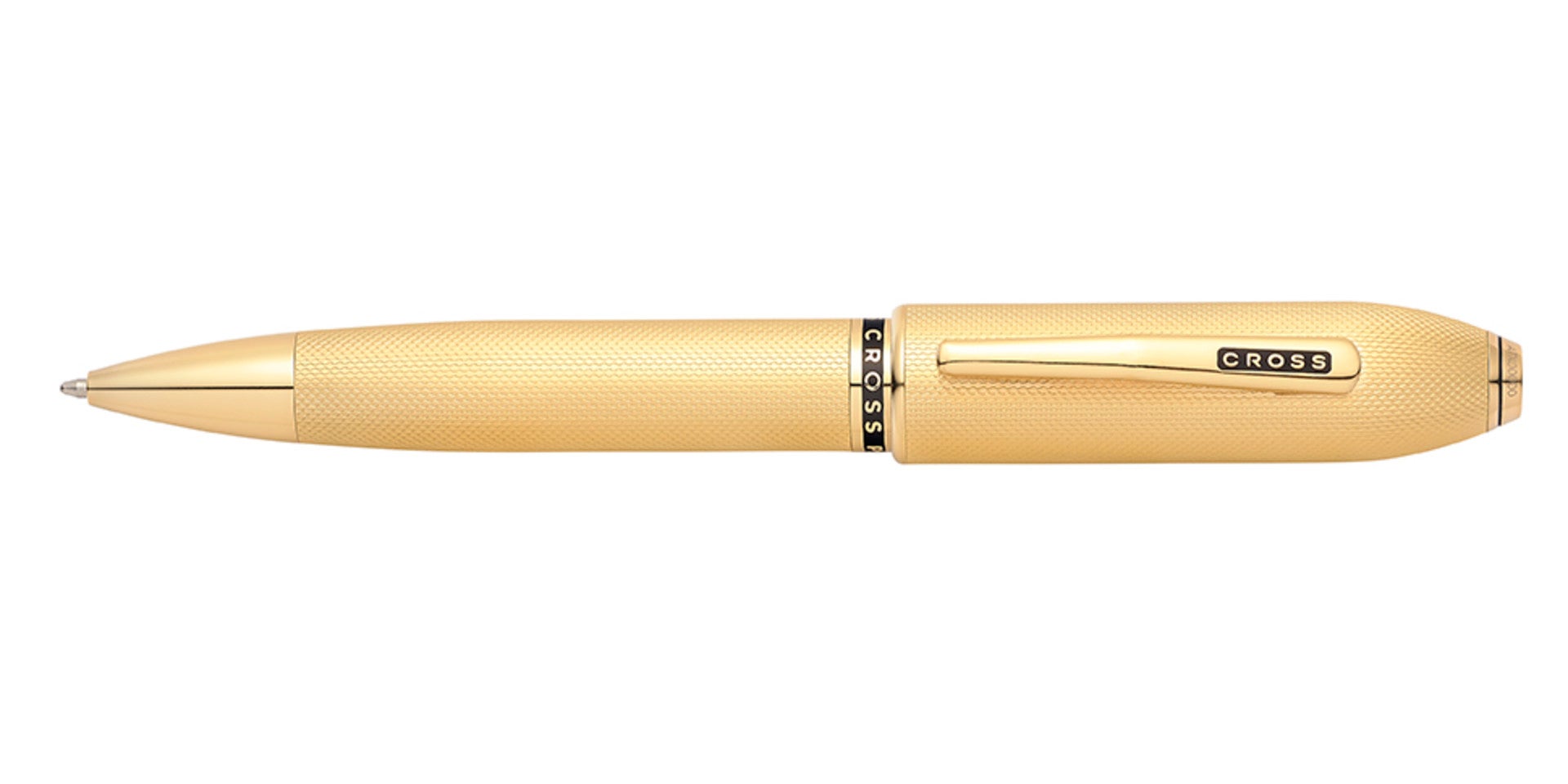 Close-up detail showing quality craftsmanship and materials - A.T. Cross Peerless 23KT Heavy Gold Plate with Gold Plated A