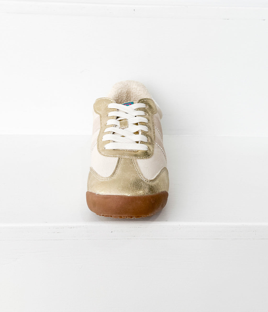 Product view 8 - Madrid Sneaker in Beige/Gold - Naughty Monkey