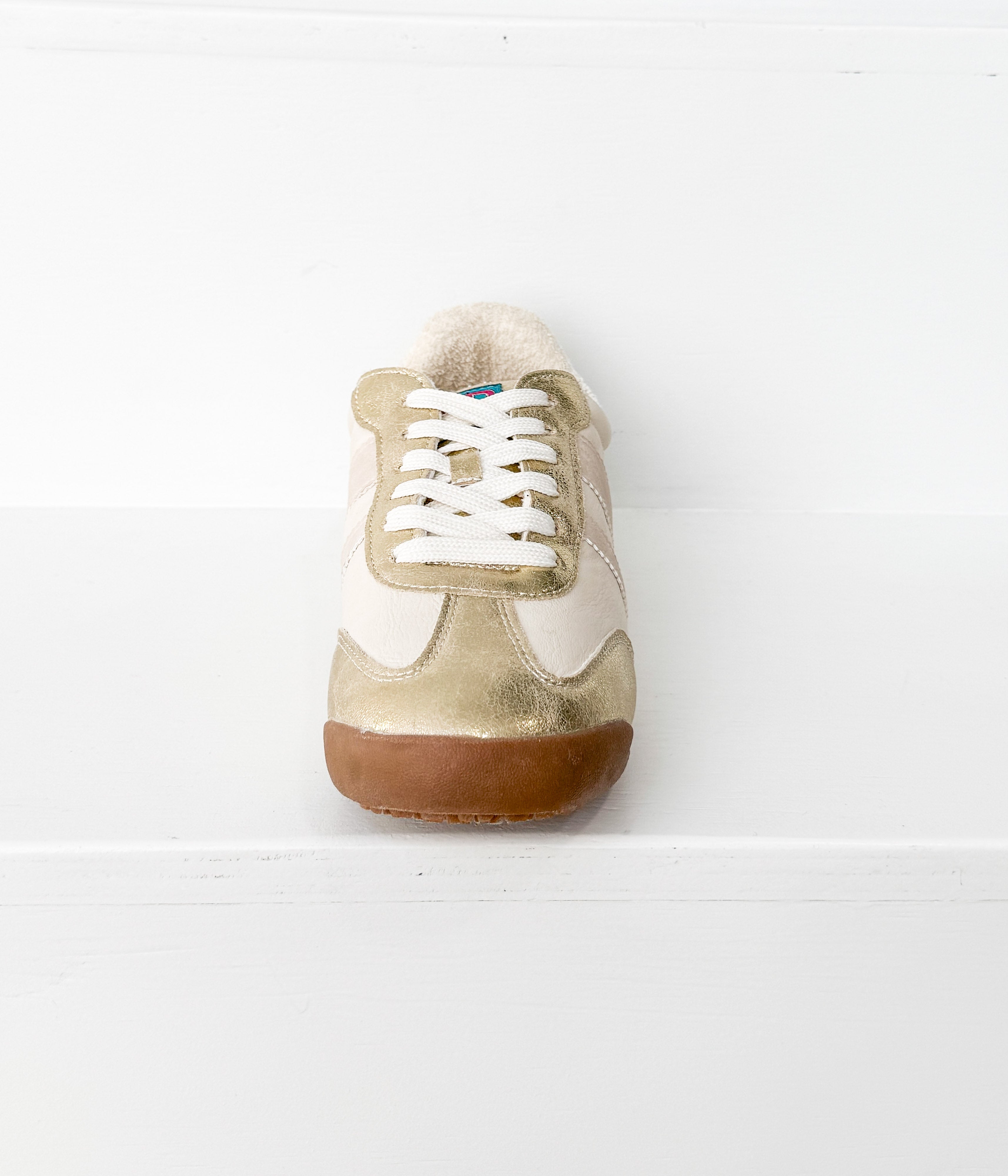 Product view 8 - Madrid Sneaker in Beige/Gold - Naughty Monkey