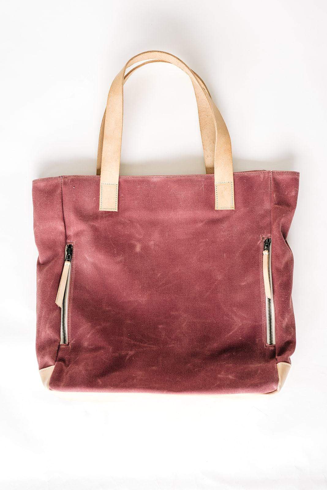 Product view 9 - Mauve Wax Canvas Tote Bag - The Rebel Gal - notebooks & honey