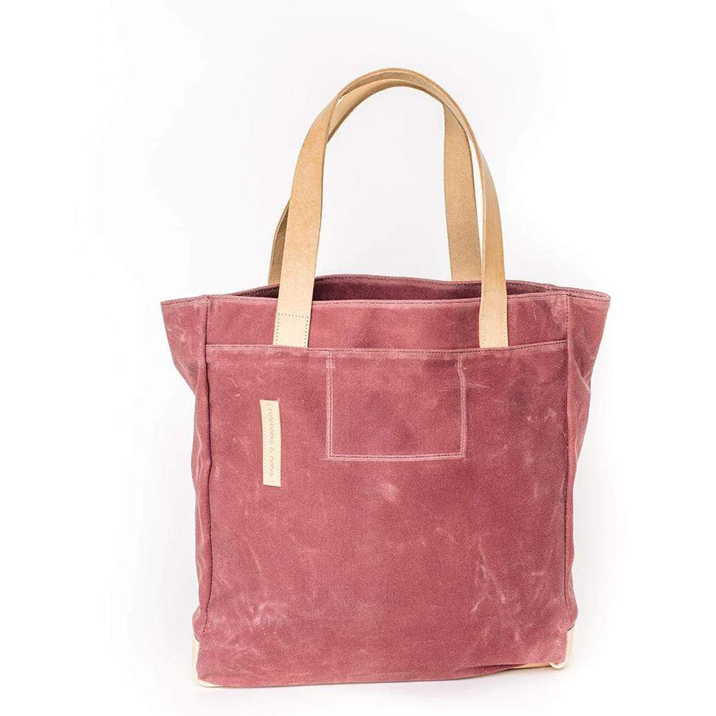 Product view 8 - Mauve Wax Canvas Tote Bag - The Rebel Gal - notebooks & honey