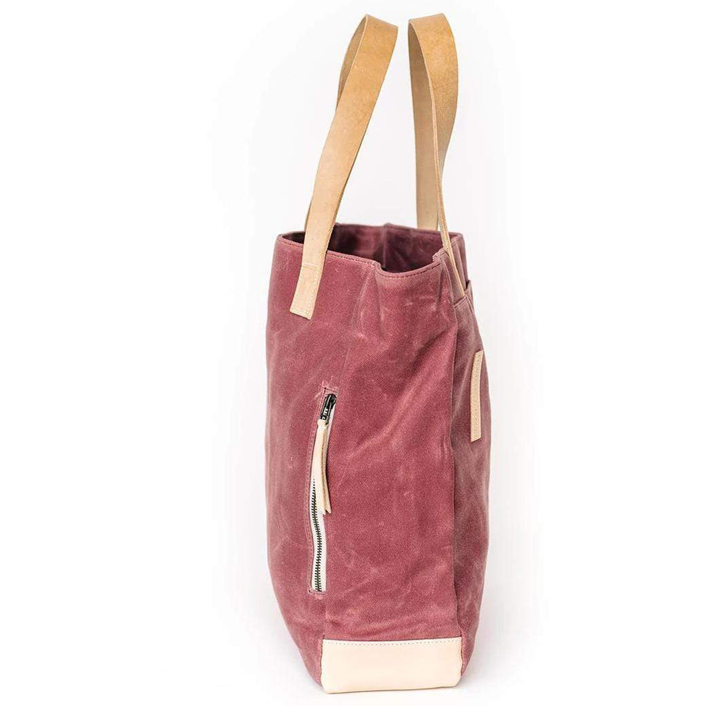 Product view 6 - Mauve Wax Canvas Tote Bag - The Rebel Gal - notebooks & honey