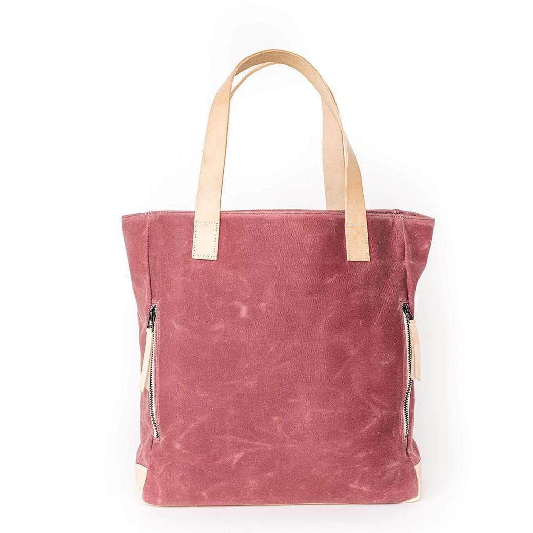 Product view 5 - Mauve Wax Canvas Tote Bag - The Rebel Gal - notebooks & honey